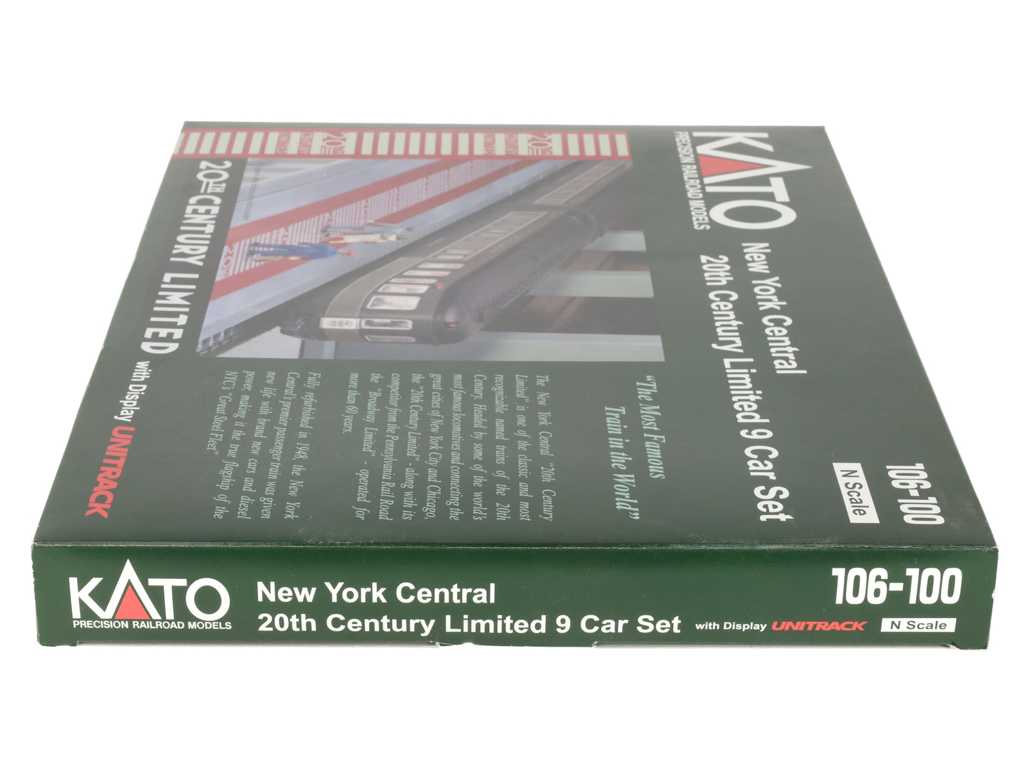Kato 106-100 N New York Central 20th Century Limited Passenger Car (Set of 9) LN/Box
