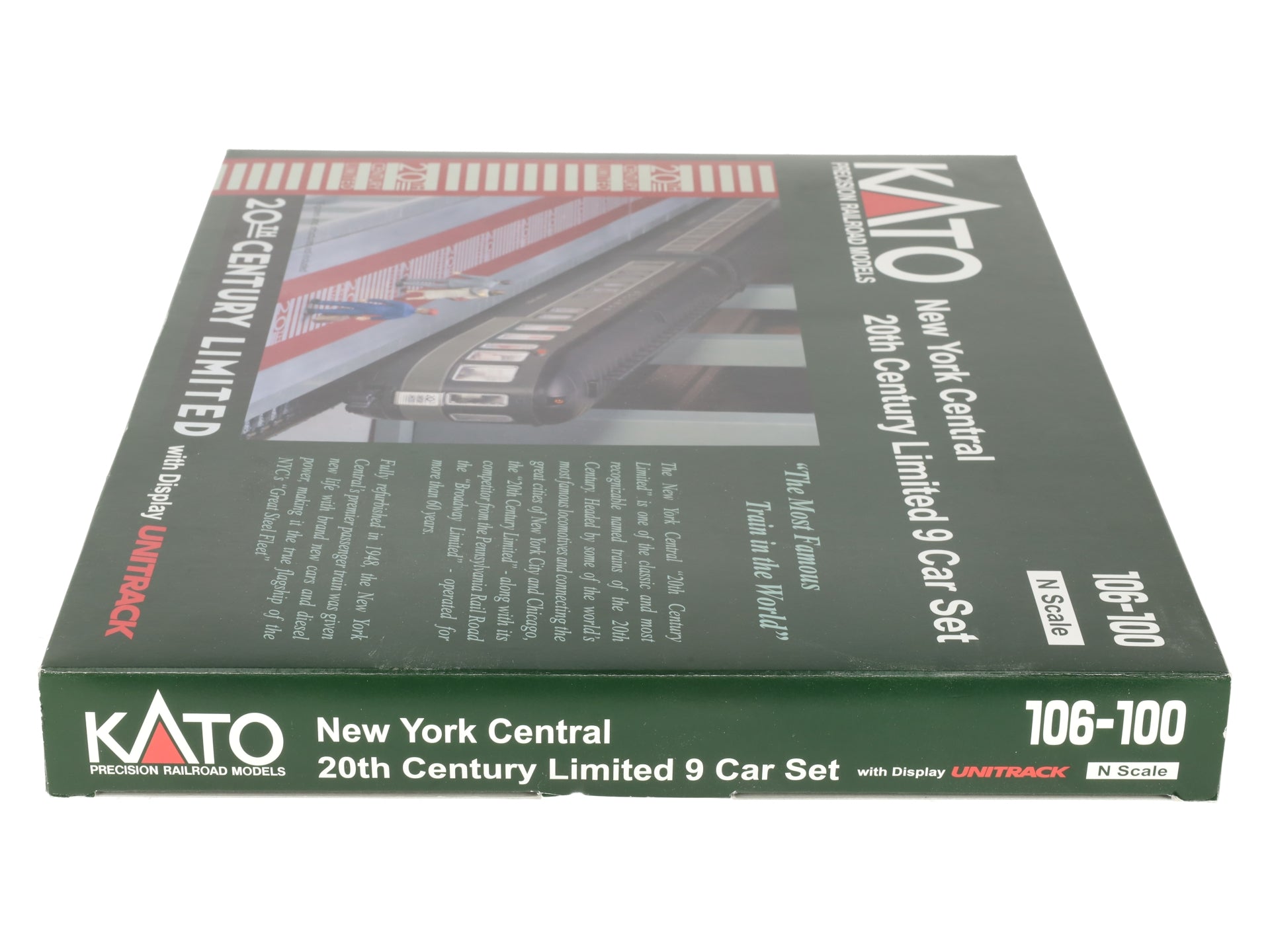 Kato 106-100 N New York Central 20th Century Limited Passenger Car (Set of 9) LN/Box
