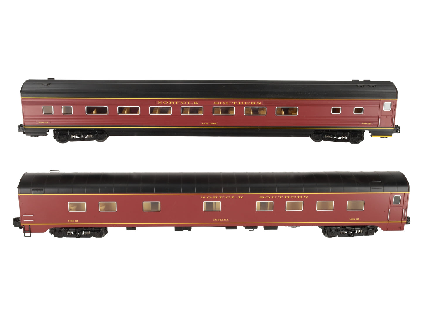 Lionel 2027190 O Gauge Norfolk Southern 21" Executive Passenger Cars (Pack of 2) EX/Box