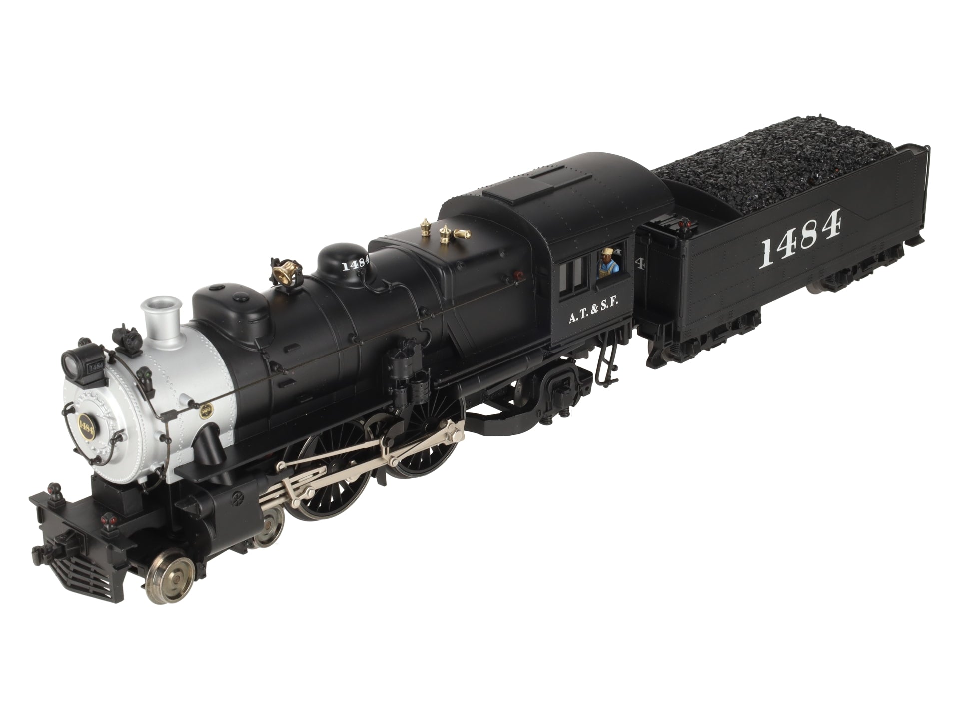 Lionel 6-11117 O AT&SF 4-4-2 Atlantic Steam Locomotive & Tender #1484 EX/Box