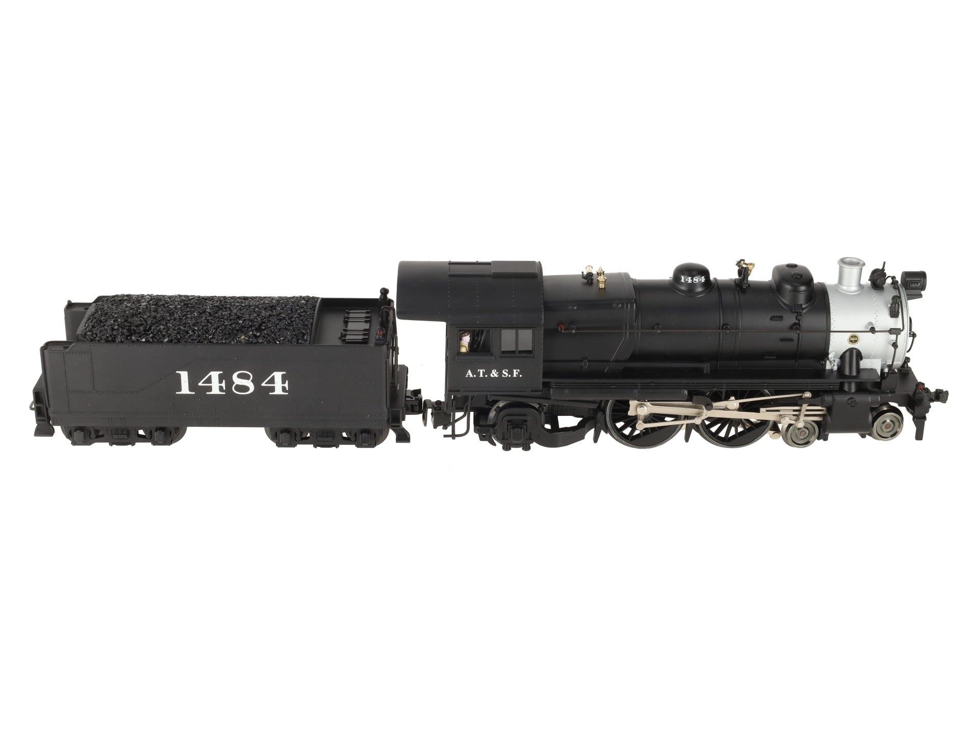 Lionel 6-11117 O AT&SF 4-4-2 Atlantic Steam Locomotive & Tender #1484 EX/Box