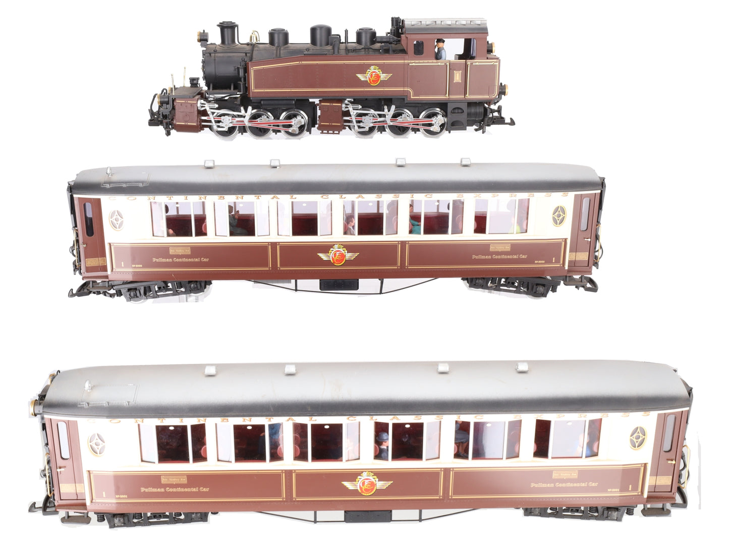 LGB 72700 G Scale Continental Classic Express Steam Starter Set EX
