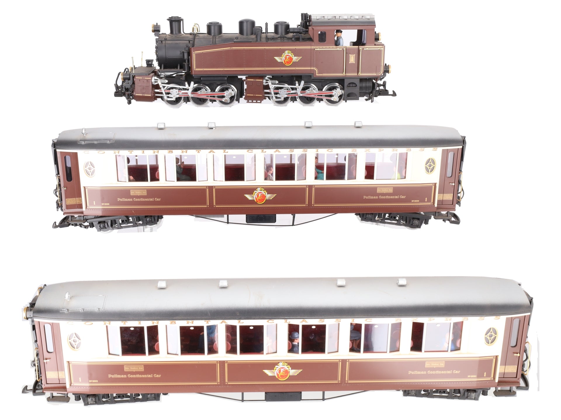 LGB 72700 G Scale Continental Classic Express Steam Starter Set EX