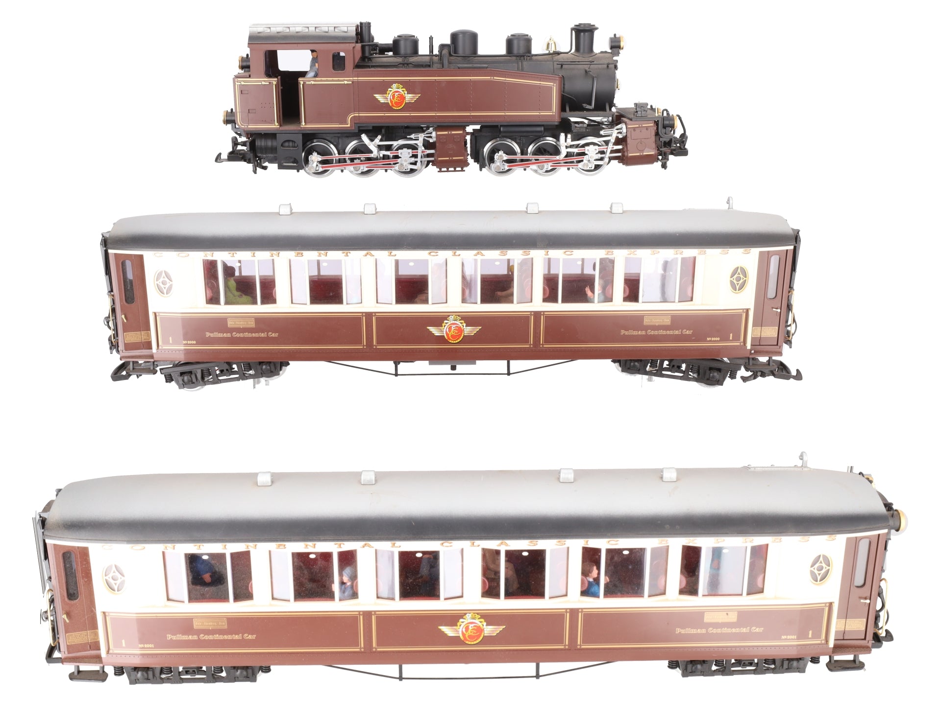 LGB 72700 G Scale Continental Classic Express Steam Starter Set EX