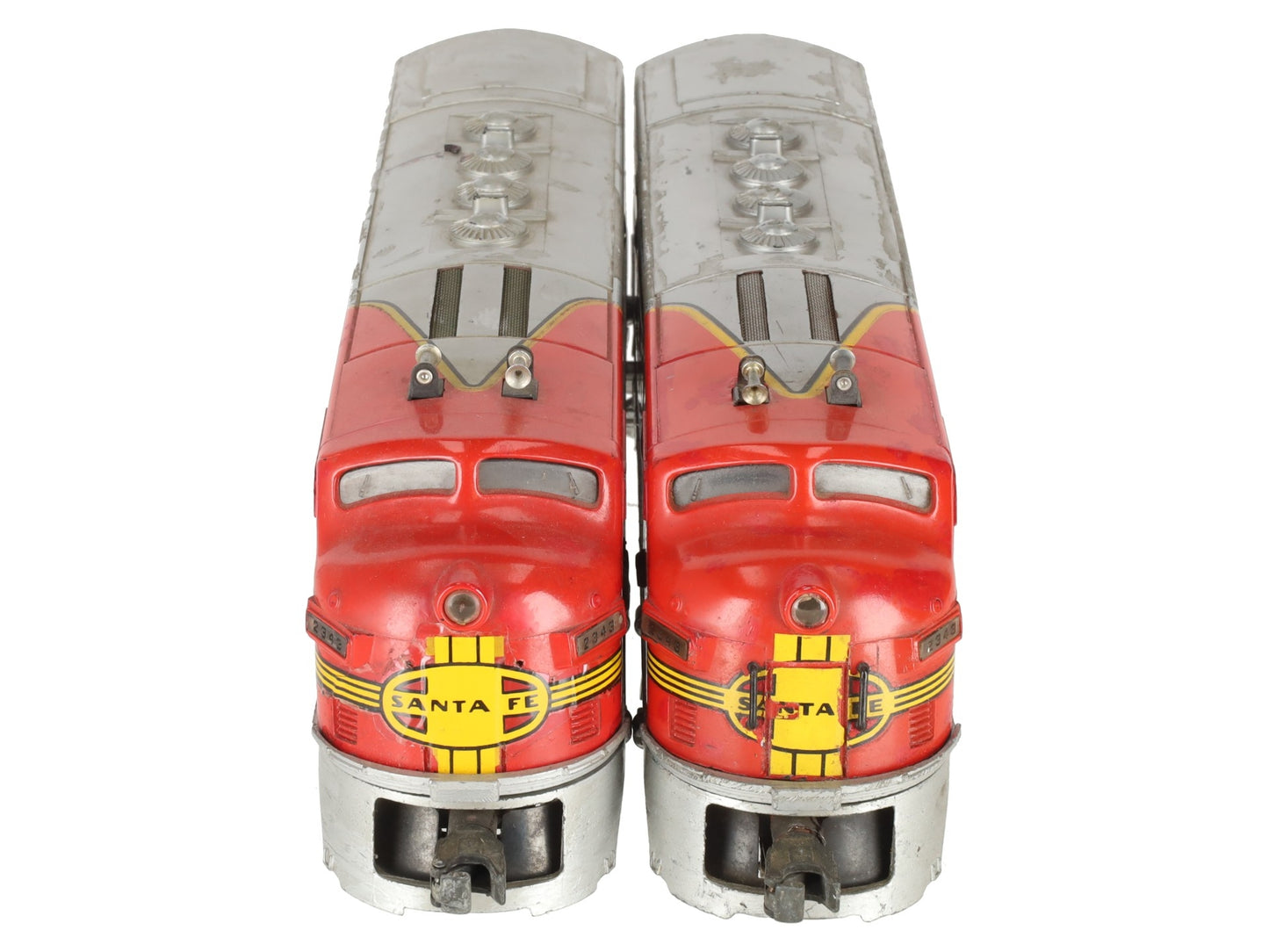 Lionel 2343 Vintage O Gauge Santa Fe F3 AA Diesel Locomotive Set