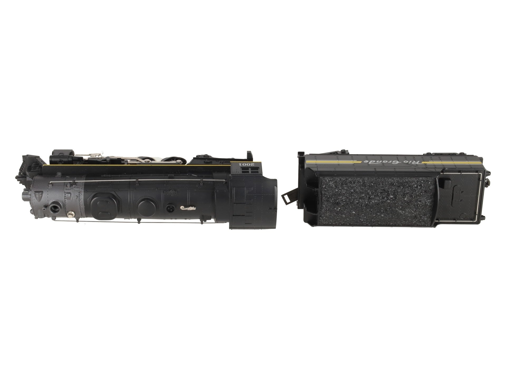 Lionel 6-28068 O Gauge Rio Grande Hudson Steam Locomotive #2001 EX