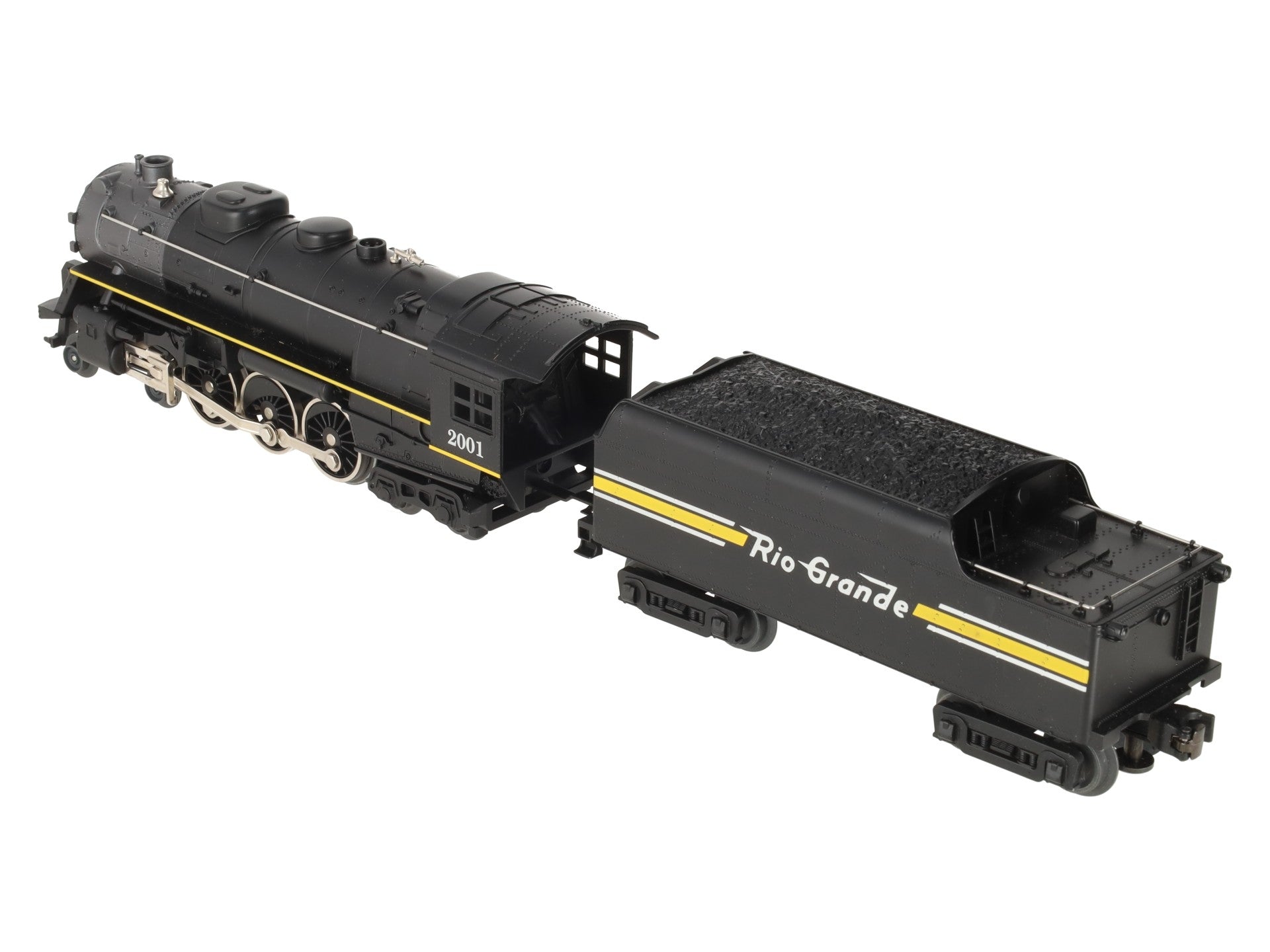 Lionel 6-28068 O Gauge Rio Grande Hudson Steam Locomotive #2001 EX