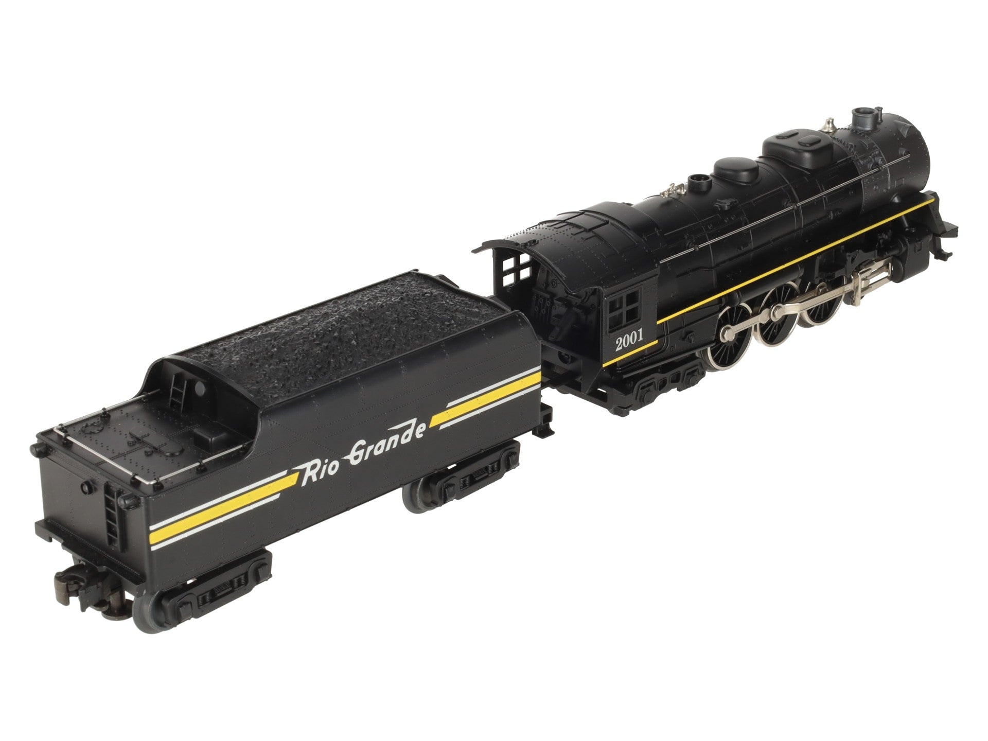 Lionel 6-28068 O Gauge Rio Grande Hudson Steam Locomotive #2001 EX