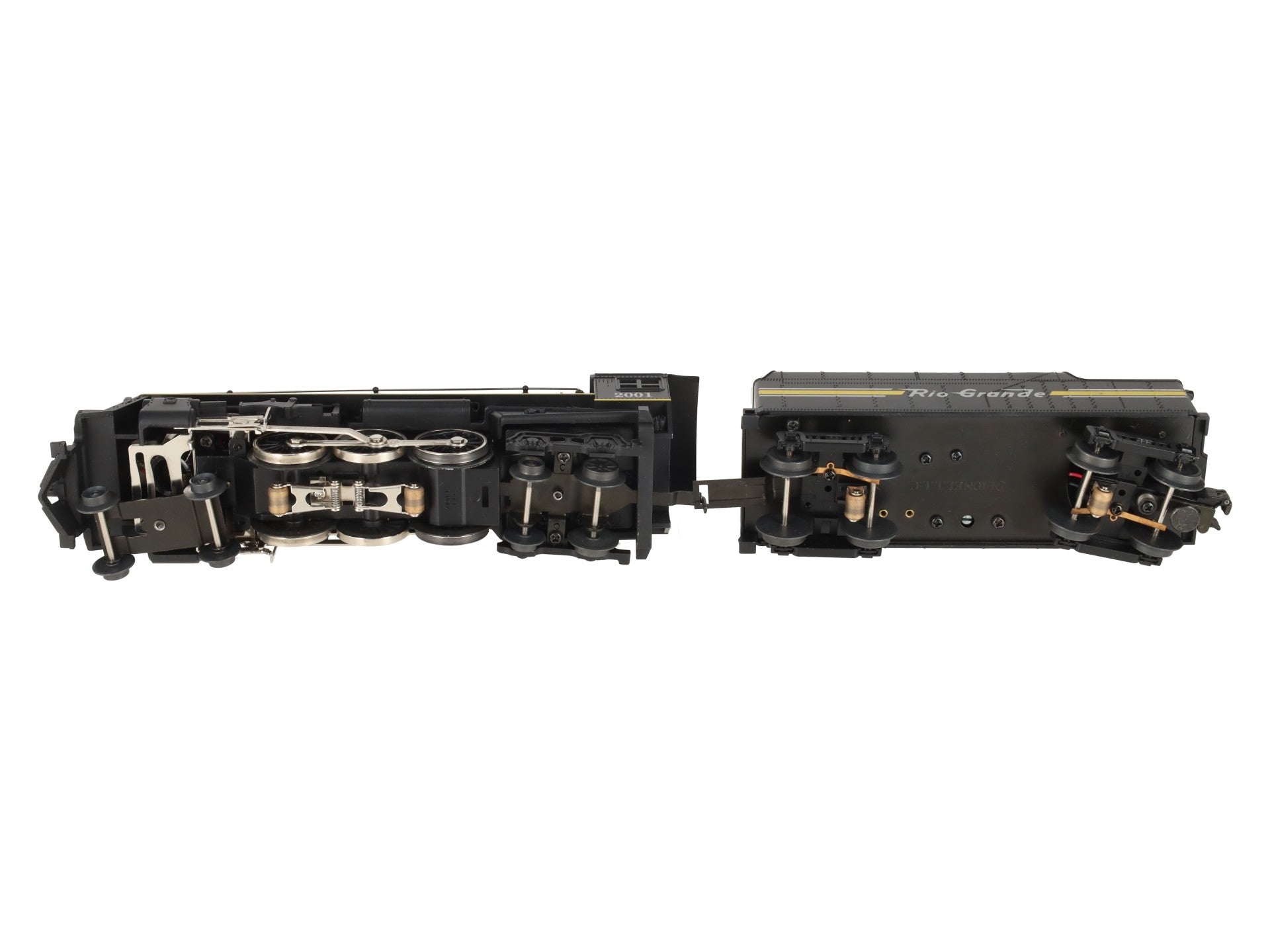Lionel 6-28068 O Gauge Rio Grande Hudson Steam Locomotive #2001 EX