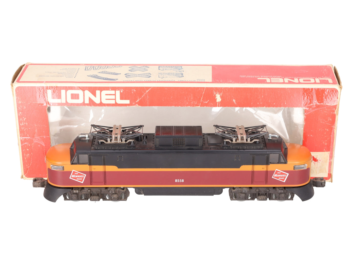 Lionel 6-8558 O Gauge Milwaukee Road GE EP-5 Electric Locomotive #8558 VG/Box