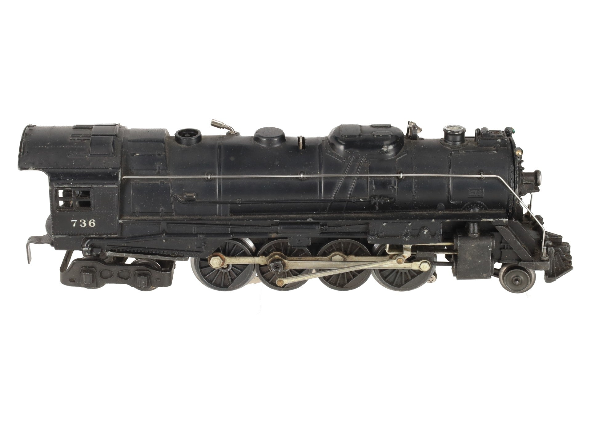 Lionel 736 Vintage O 2-8-4 Berkshire Steam Locomotive VG/Box