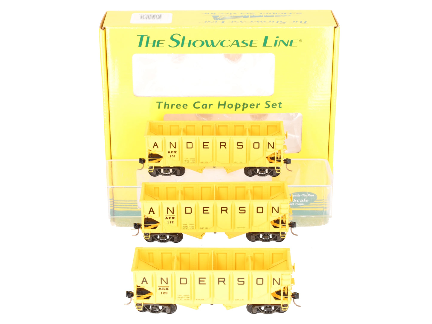 S-Helper 00982 S Scale Anderson Side Panel Open Hopper 3 Car Set #1 LN/Box