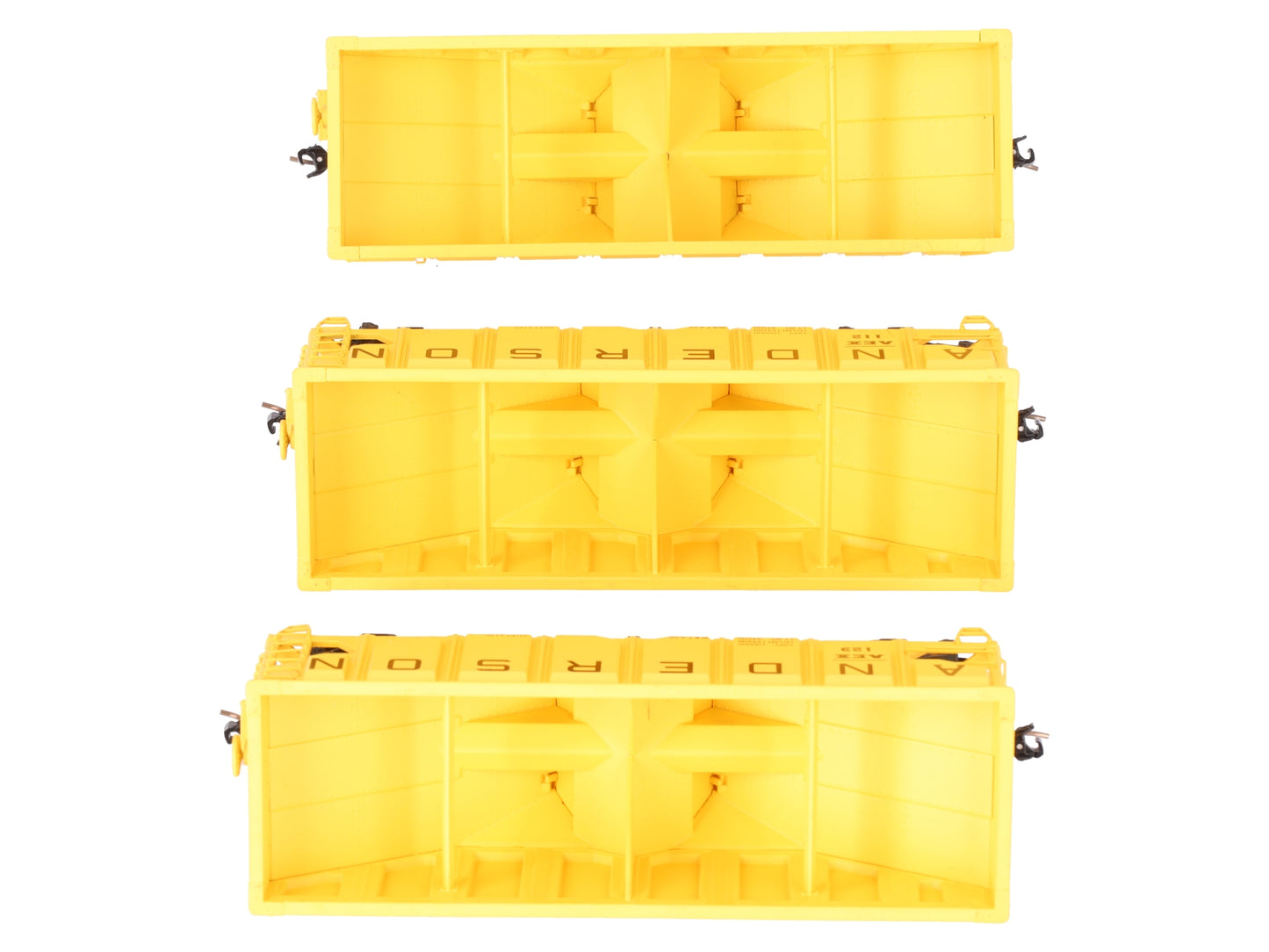 S-Helper 00982 S Scale Anderson Side Panel Open Hopper 3 Car Set #1 LN/Box
