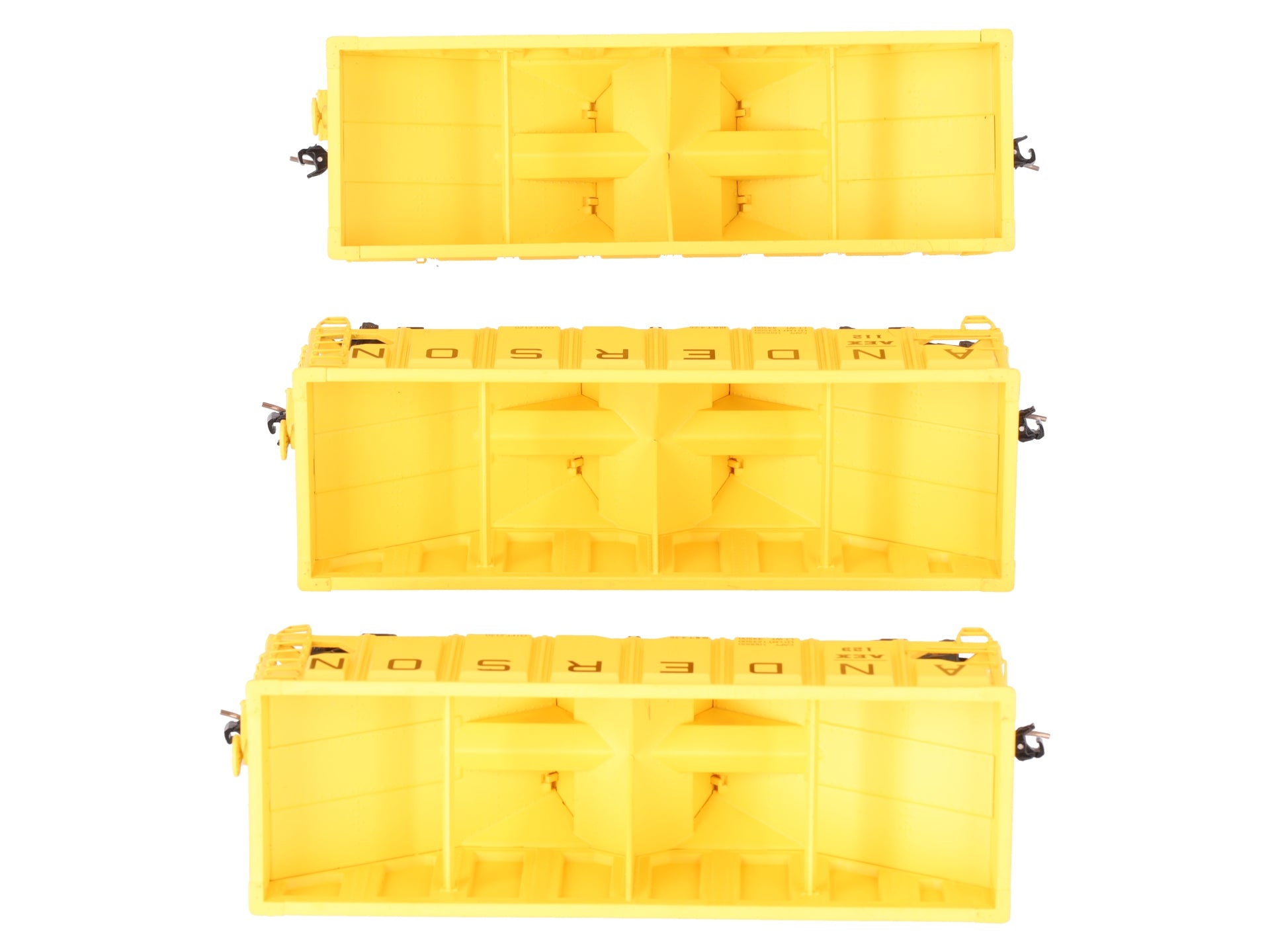 S-Helper 00982 S Scale Anderson Side Panel Open Hopper 3 Car Set #1 LN/Box
