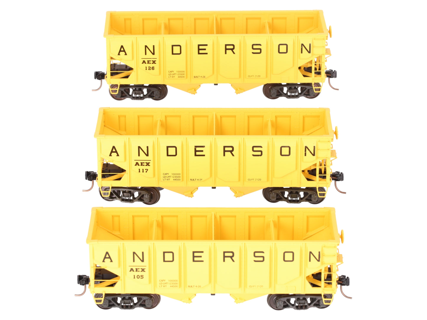 S-Helper 01170 S Scale Service Panel Anderson 3 Car Hopper set B LN/Box