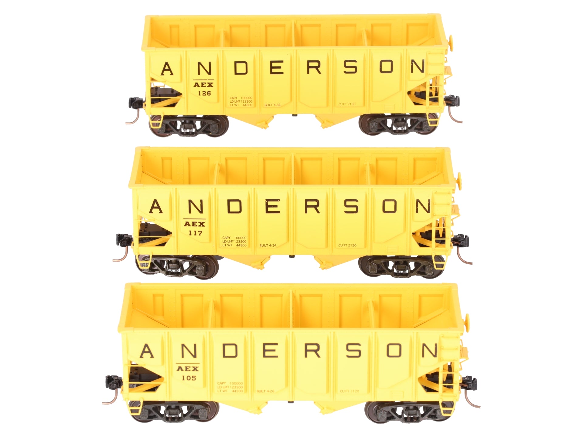 S-Helper 01170 S Scale Service Panel Anderson 3 Car Hopper set B LN/Box