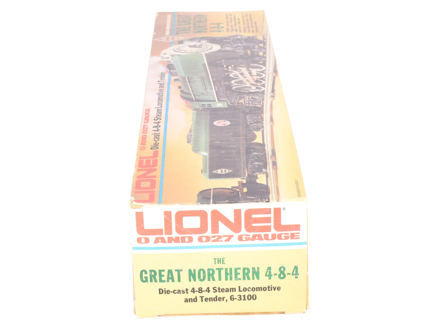 Lionel 6-3100 O Gauge Great Northern 4-8-4 Steam Locomotive & Tender EX/Box