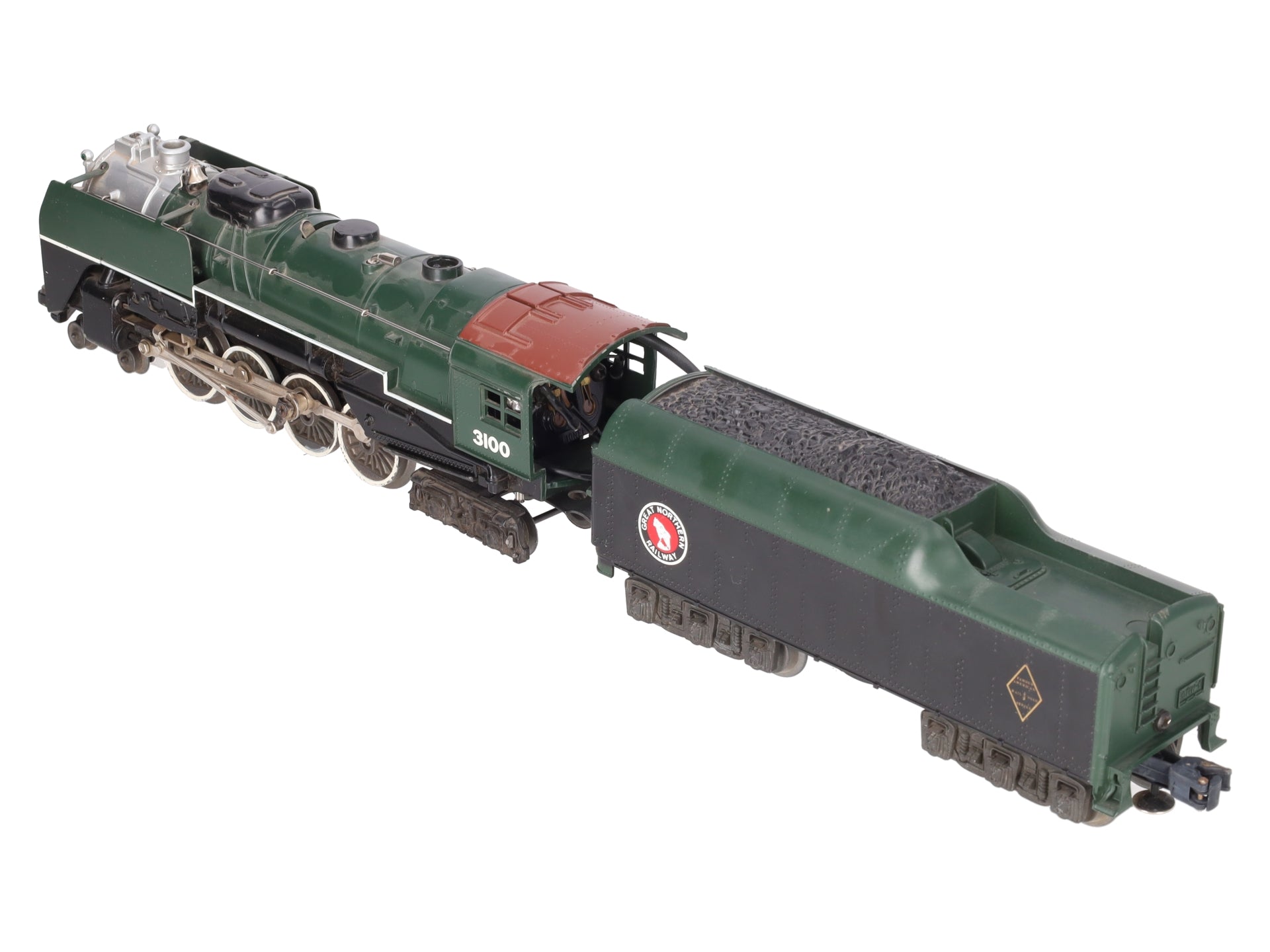Lionel 6-3100 O Gauge Great Northern 4-8-4 Steam Locomotive & Tender EX/Box
