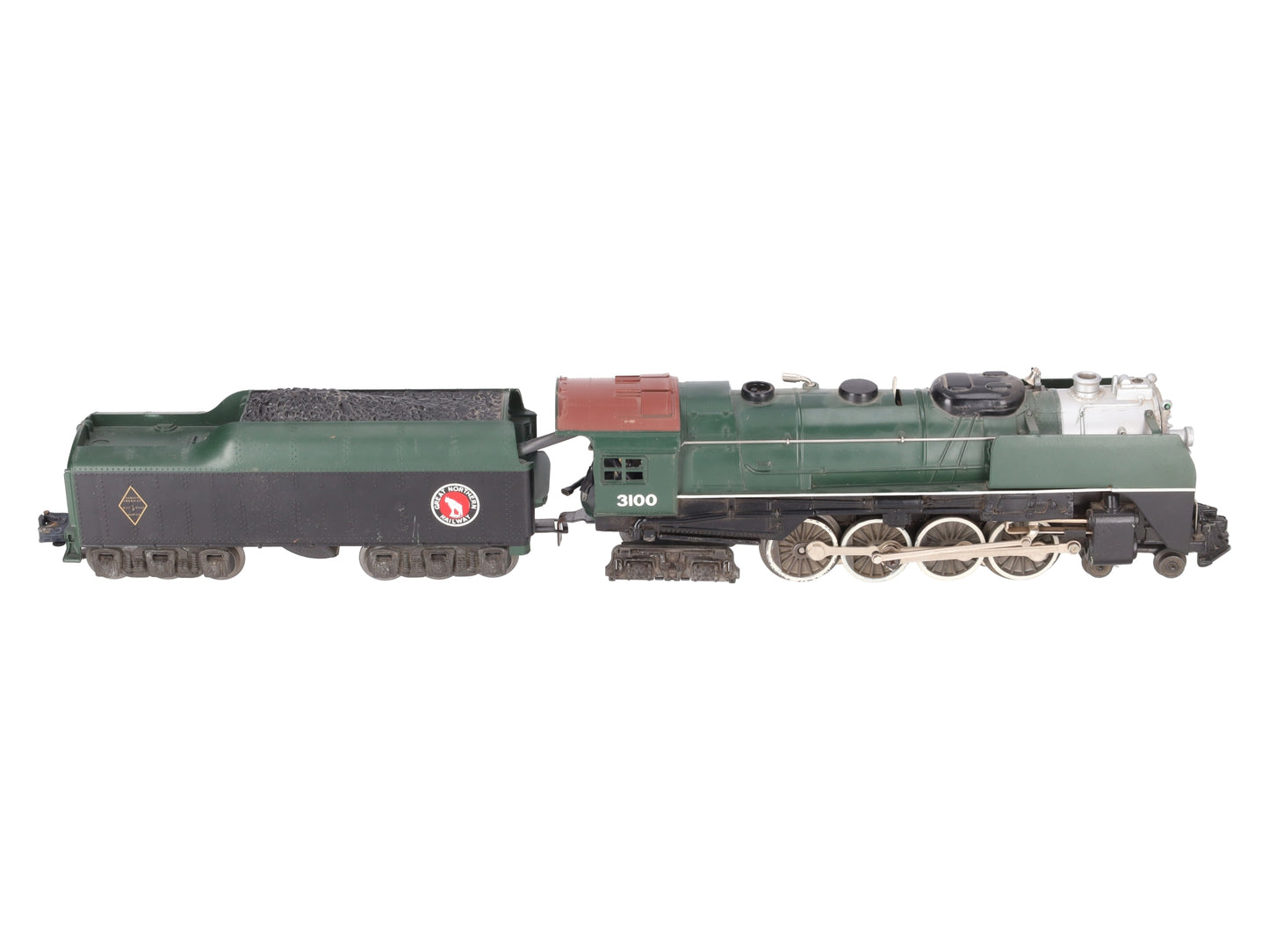Lionel 6-3100 O Gauge Great Northern 4-8-4 Steam Locomotive & Tender EX/Box