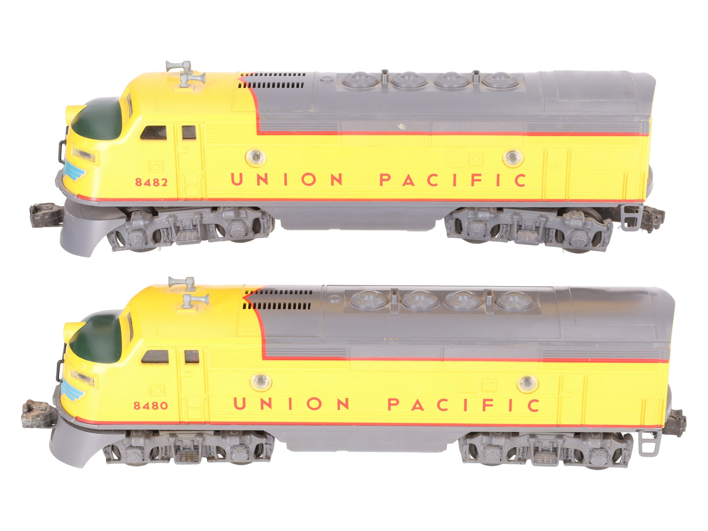 Lionel 6-8480 O Union Pacific Powered and Dummy F3 AA Diesel Set #8480/8482 EX