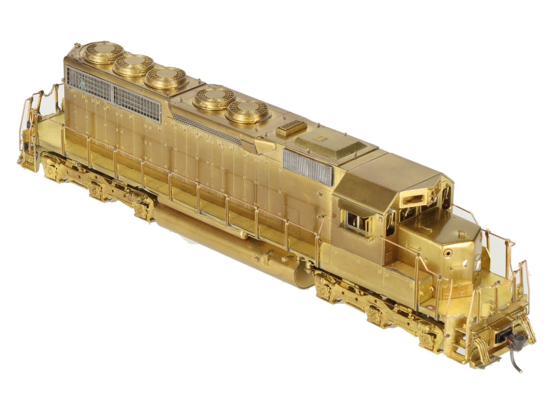 Overland OMI-1936 HO BRASS EMD SD40 Low Hood Diesel Locomotive -Unpainted EX/Box