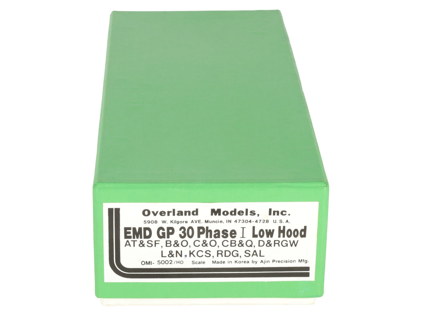 Overland OMI-5002 HO BRASS EMD GP30 Phase I Low Hood Diesel Loco -Unpainted EX/Box