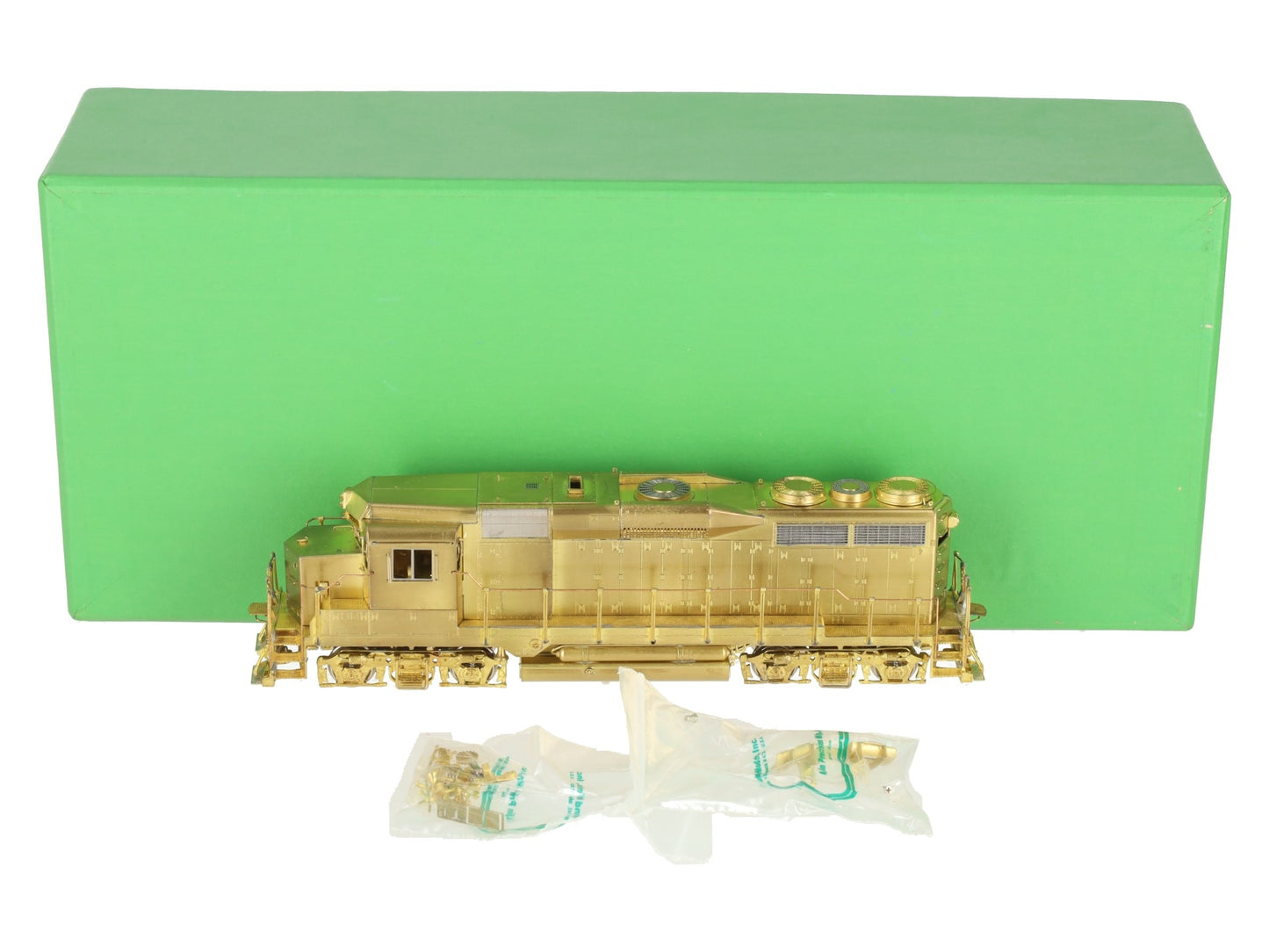Overland OMI-5002 HO BRASS EMD GP30 Phase I Low Hood Diesel Loco -Unpainted EX/Box