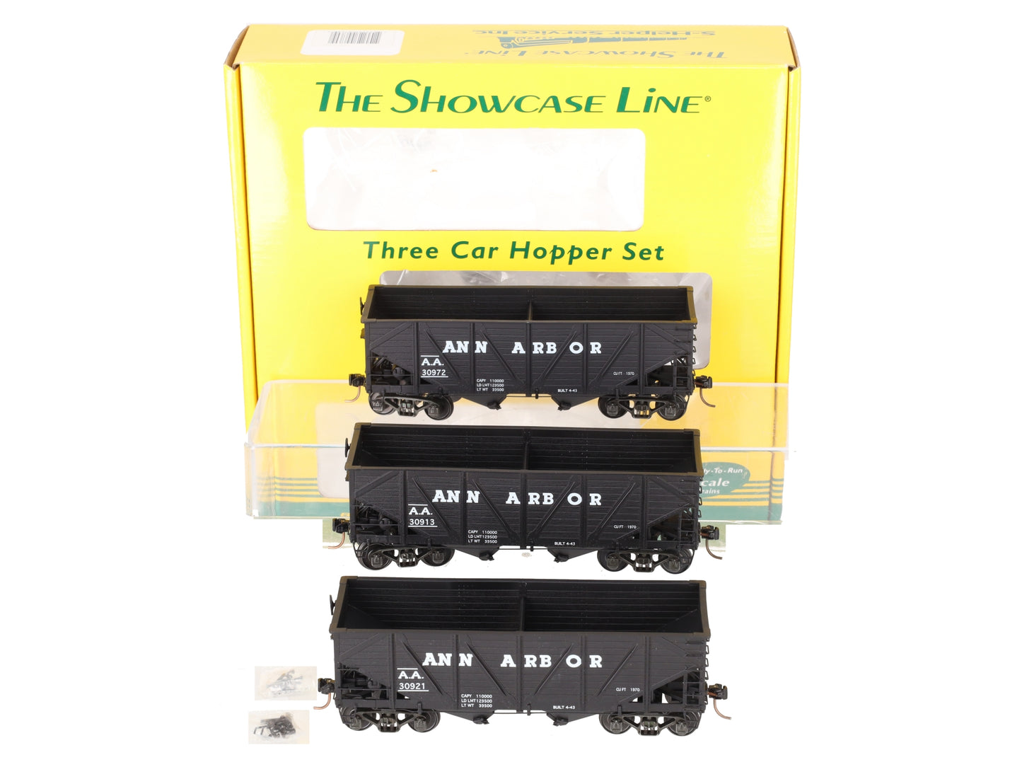 S-Helper 00760 S Scale Service Comp Hb Ann Arbor 3 Car Hopper Set #1 LN/Box
