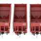 S-Helper 01117 S Scale Offset New York Central (red) 3 Car Hopper Set A LN/Box
