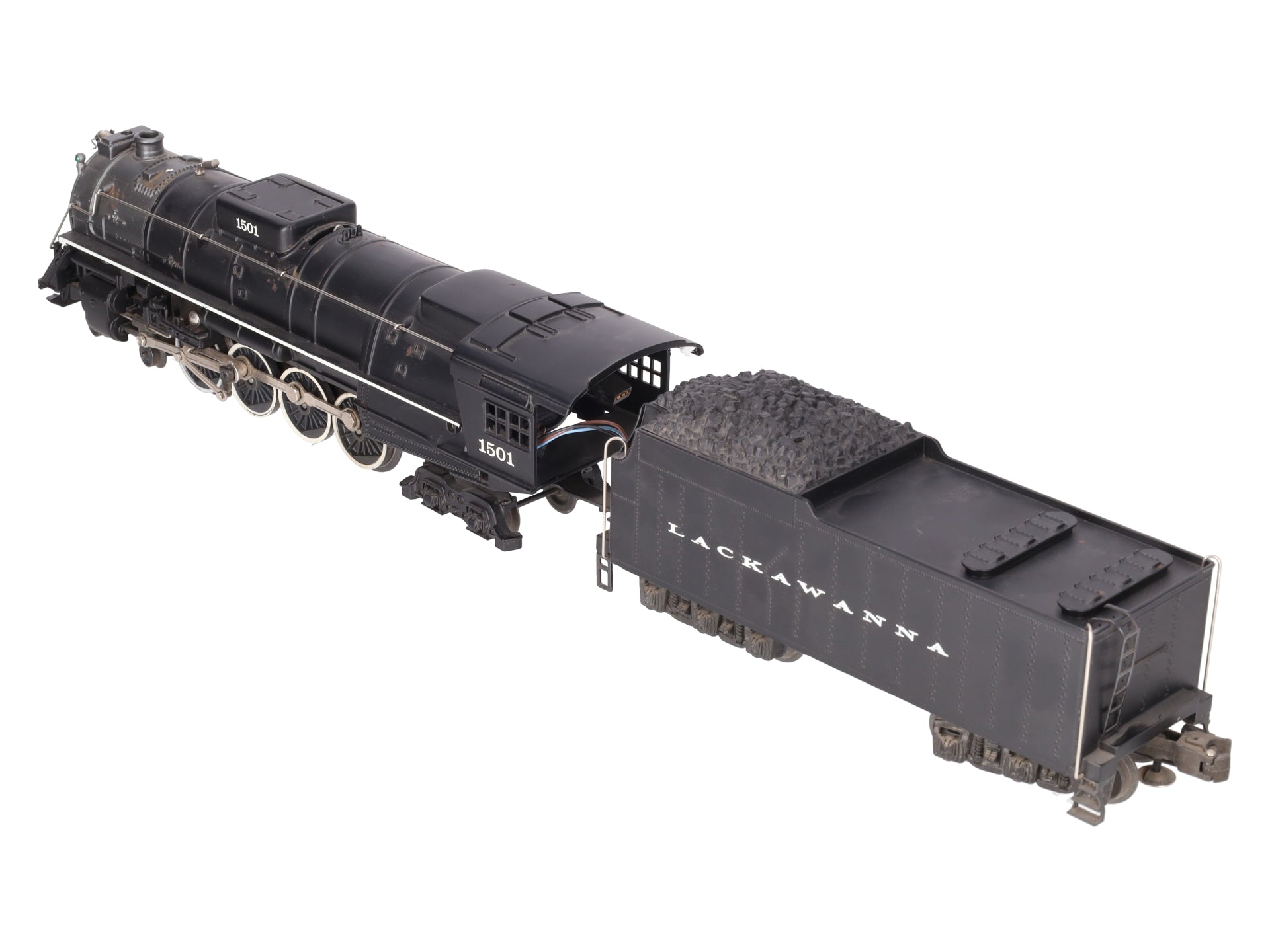 Lionel 6-18003 O Delaware, Lackawanna & Western 4-8-4 Locomotive & Tender #1501 EX/Box