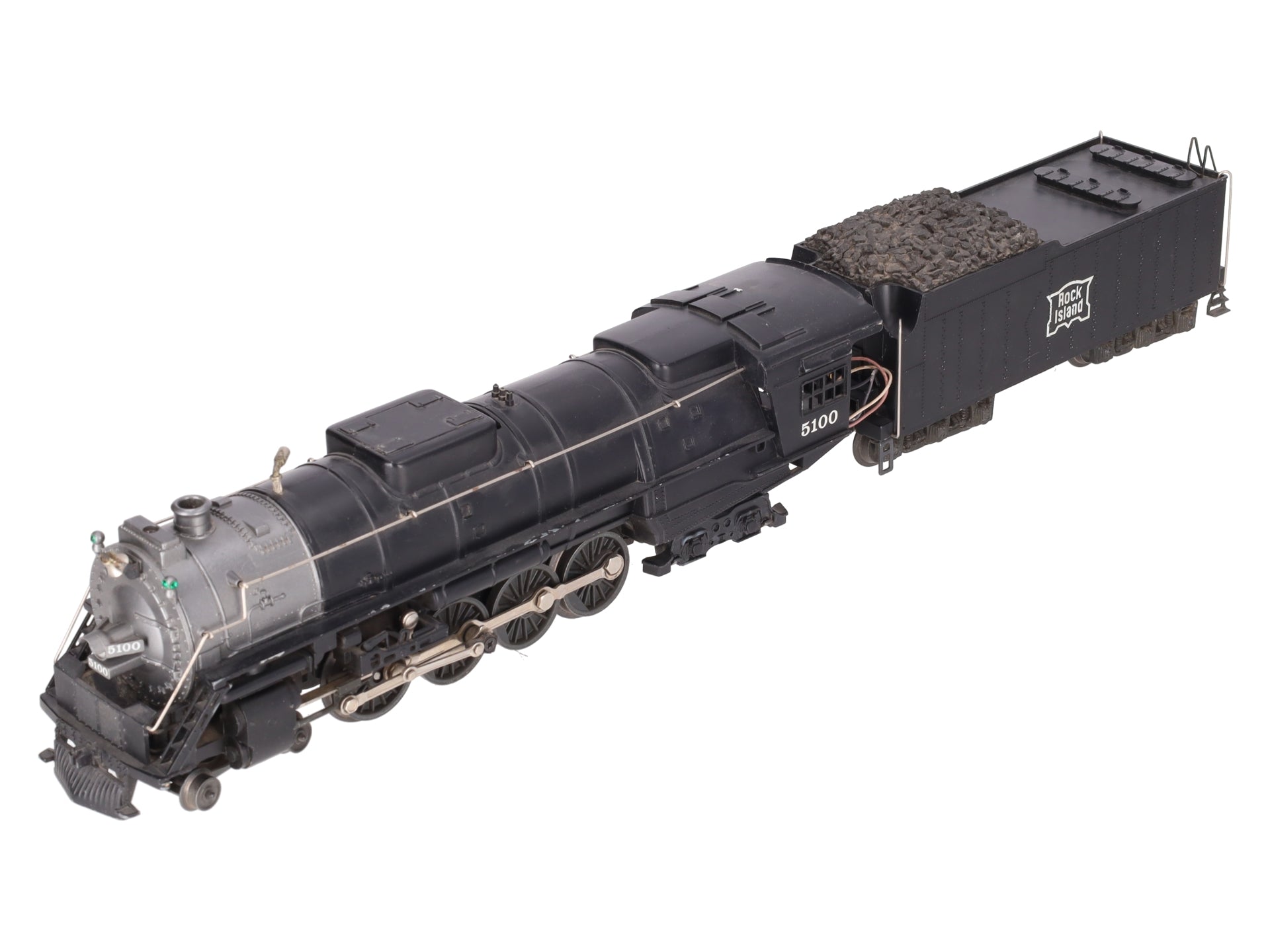 Lionel 6-18001 O Gauge Rock Island 4-8-4 Steam Locomotive & Tender #5100 VG/Box