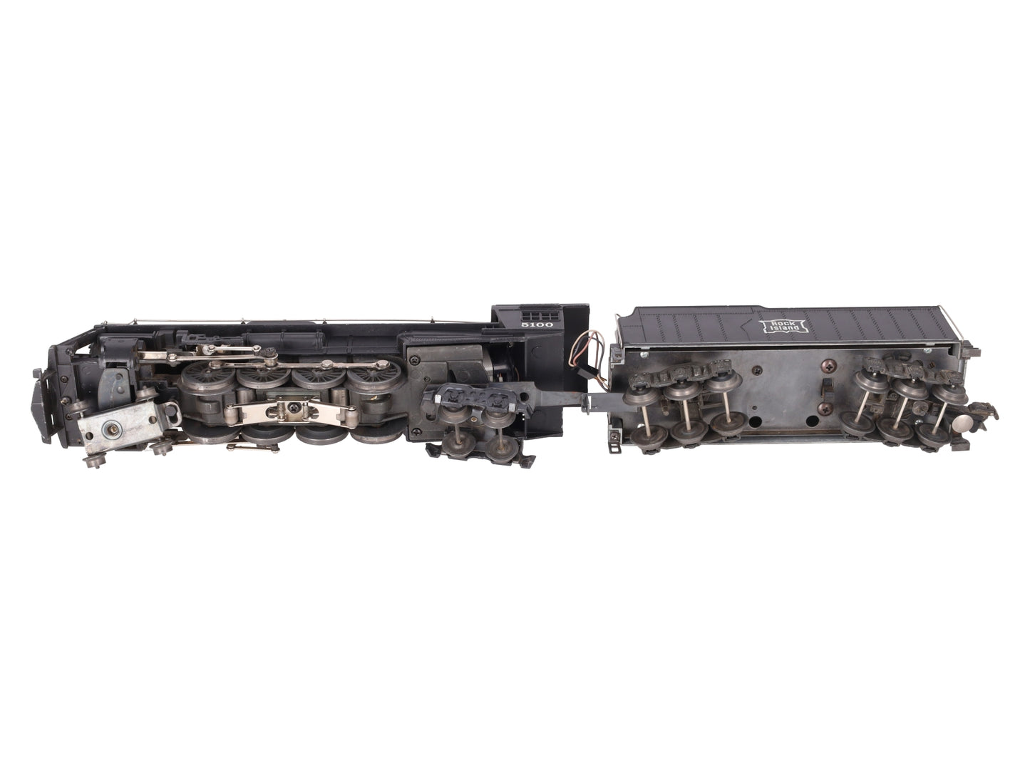 Lionel 6-18001 O Gauge Rock Island 4-8-4 Steam Locomotive & Tender #5100 VG/Box