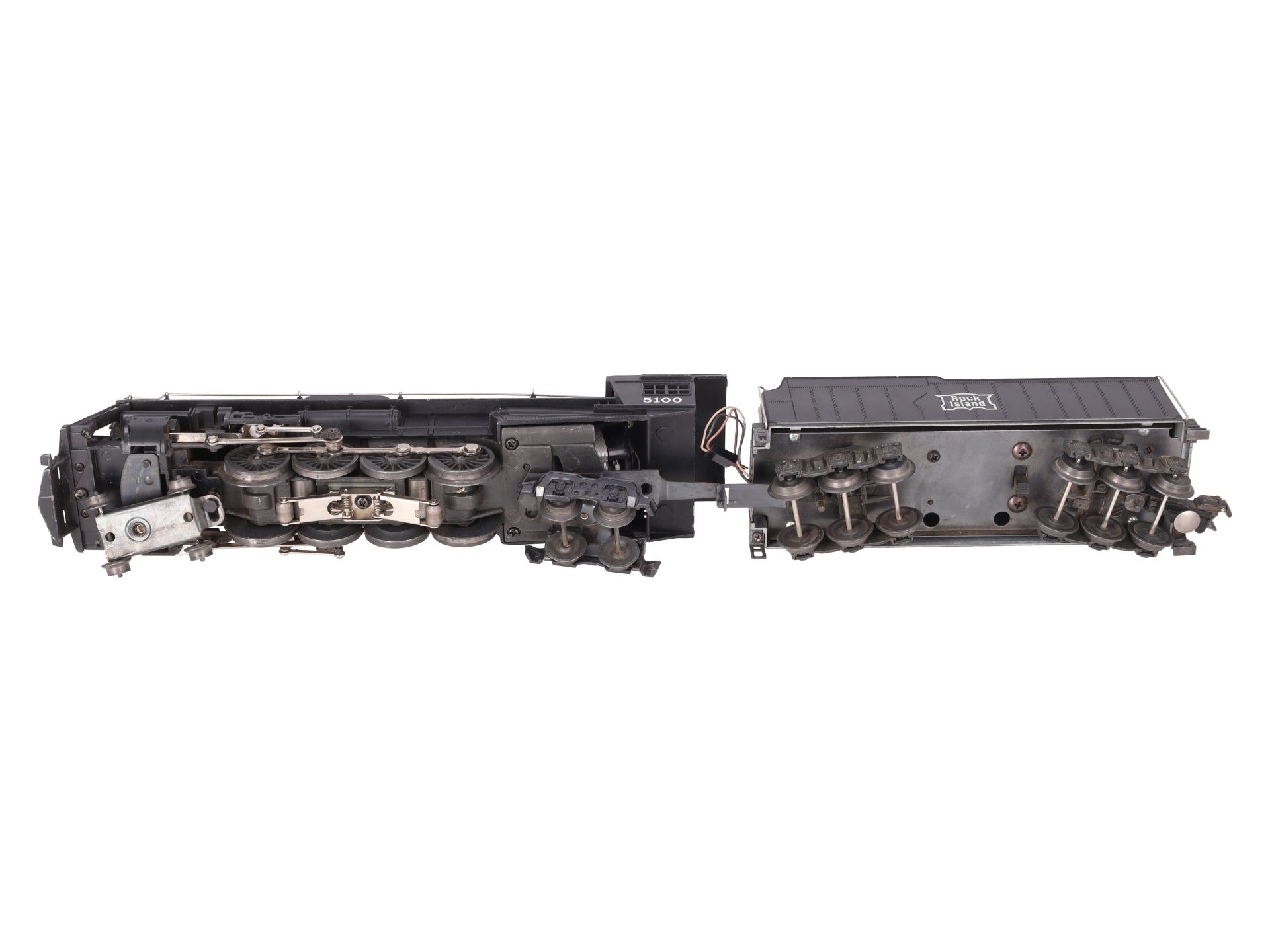 Lionel 6-18001 O Gauge Rock Island 4-8-4 Steam Locomotive & Tender #5100 VG/Box