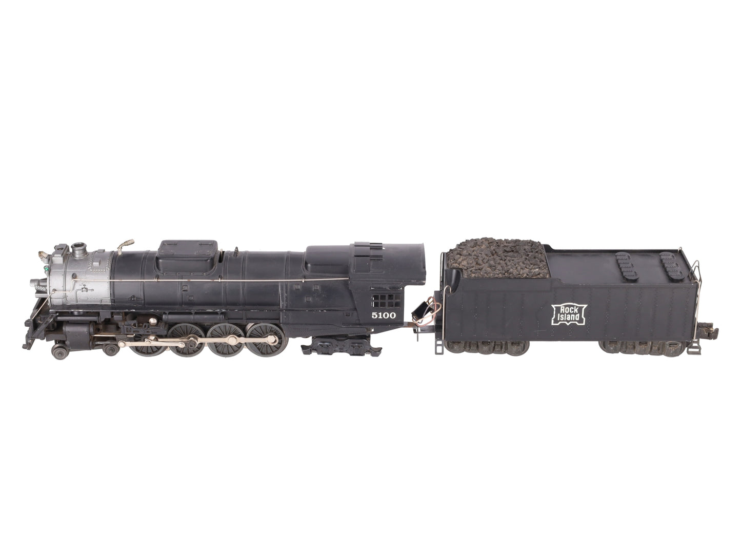 Lionel 6-18001 O Gauge Rock Island 4-8-4 Steam Locomotive & Tender #5100 VG/Box