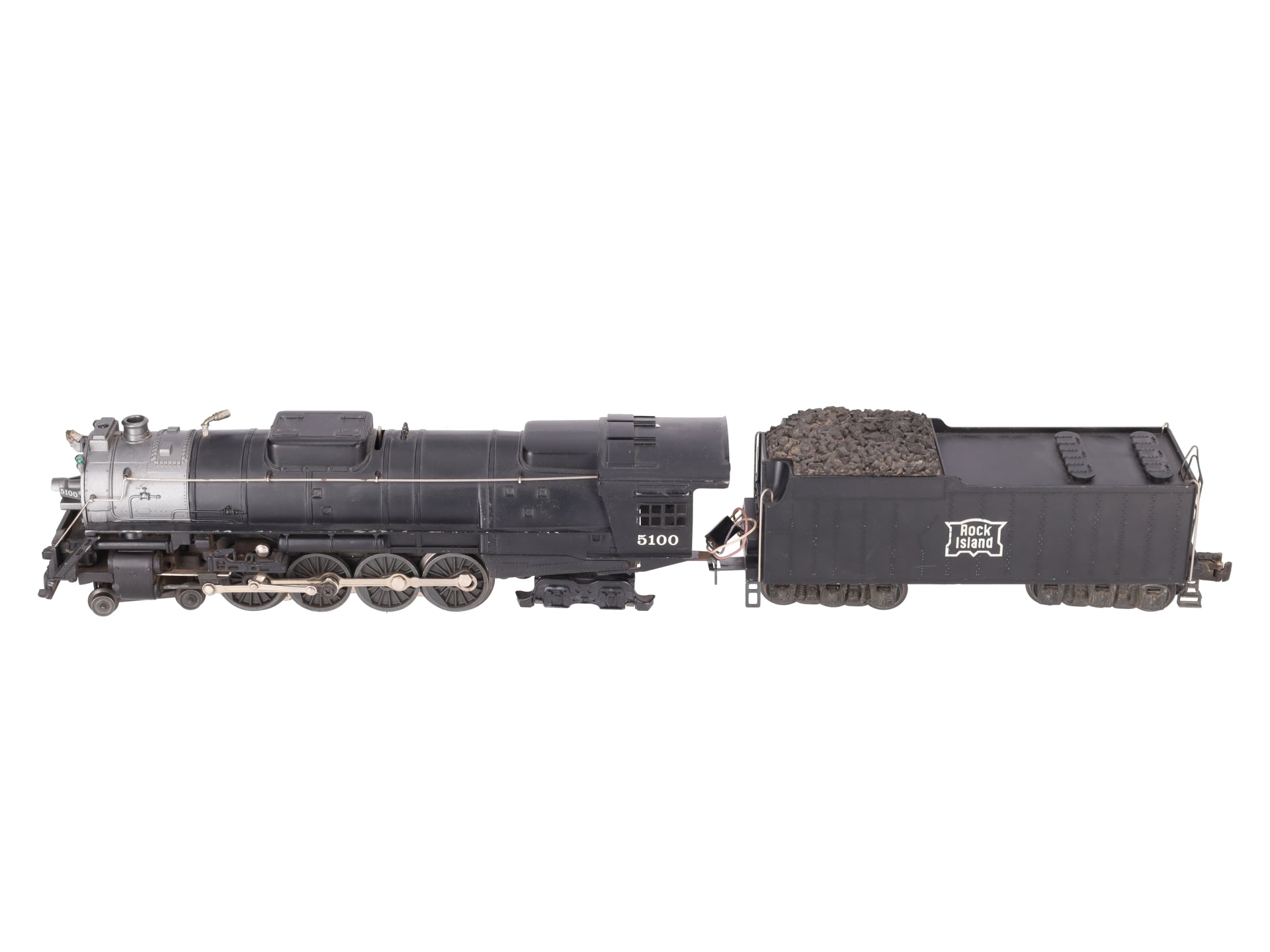 Lionel 6-18001 O Gauge Rock Island 4-8-4 Steam Locomotive & Tender #5100 VG/Box