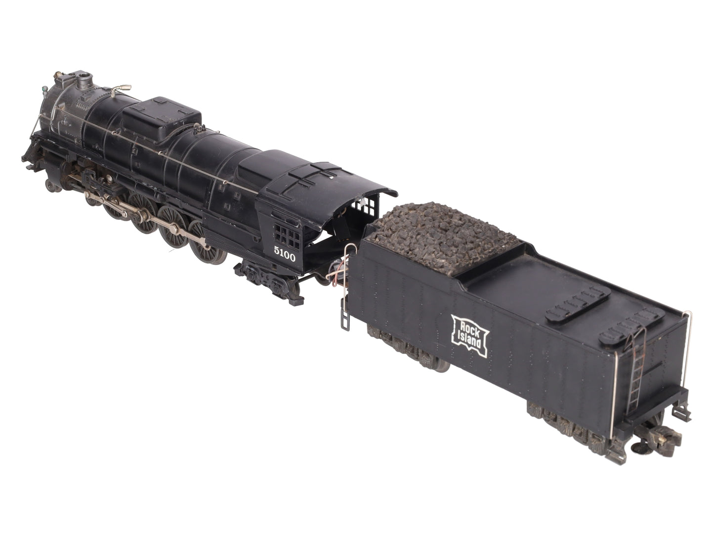 Lionel 6-18001 O Gauge Rock Island 4-8-4 Steam Locomotive & Tender #5100 VG/Box