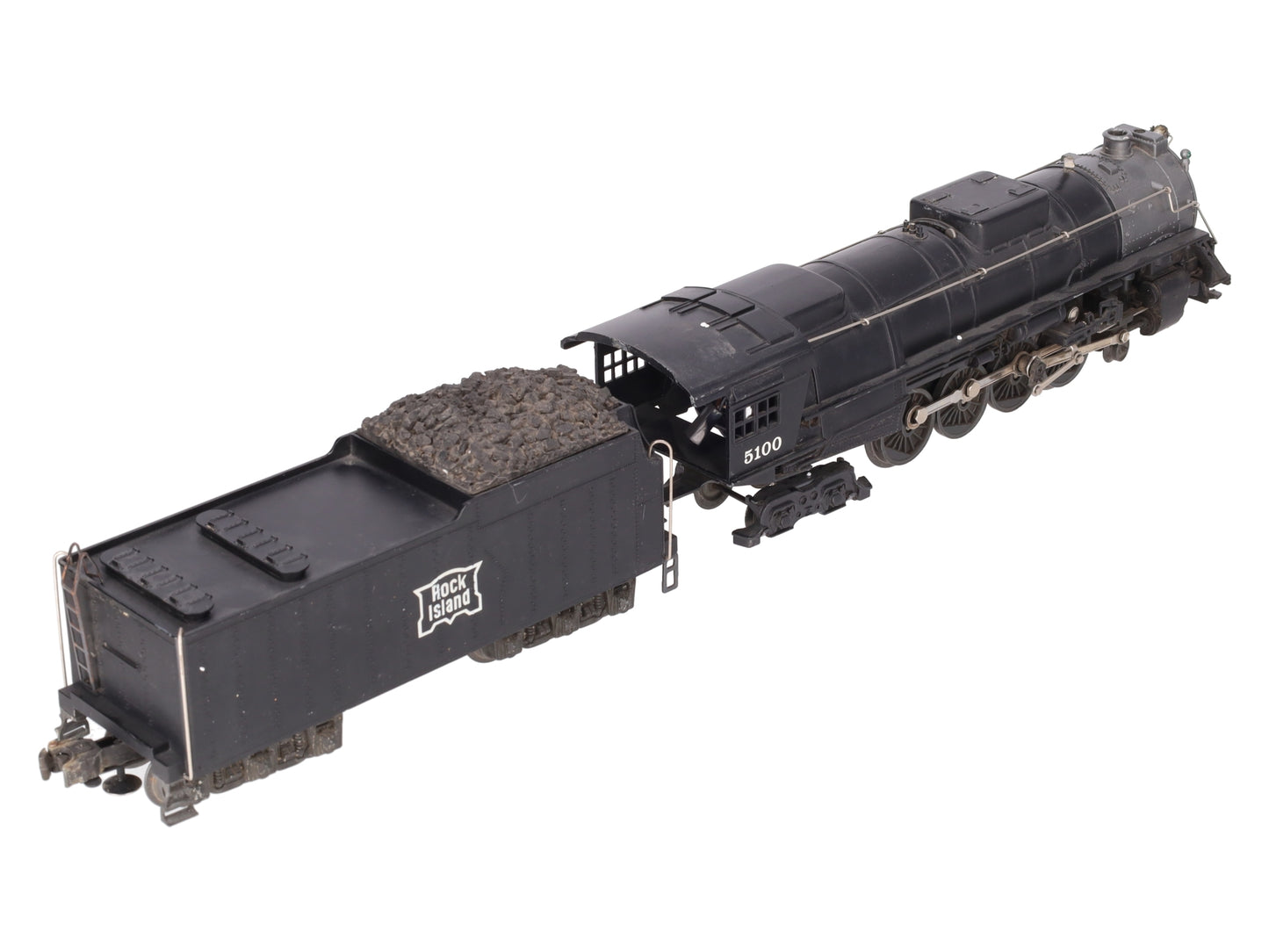 Lionel 6-18001 O Gauge Rock Island 4-8-4 Steam Locomotive & Tender #5100 VG/Box