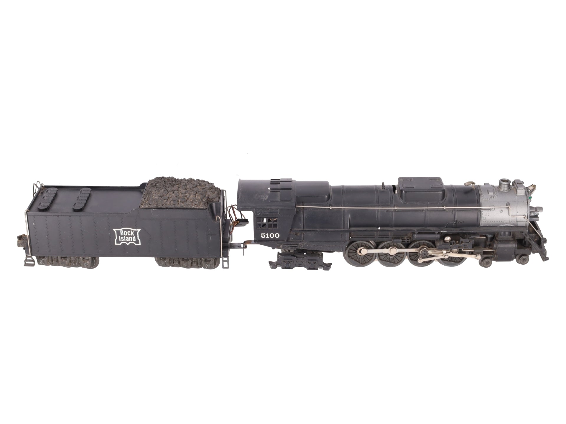 Lionel 6-18001 O Gauge Rock Island 4-8-4 Steam Locomotive & Tender #5100 VG/Box