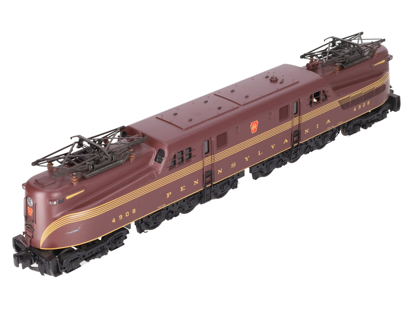 MTH 20-5567-1 O Pennsylvania Red GG-1 Electric Locomotive w/PS 2.0 #4908 EX/Box