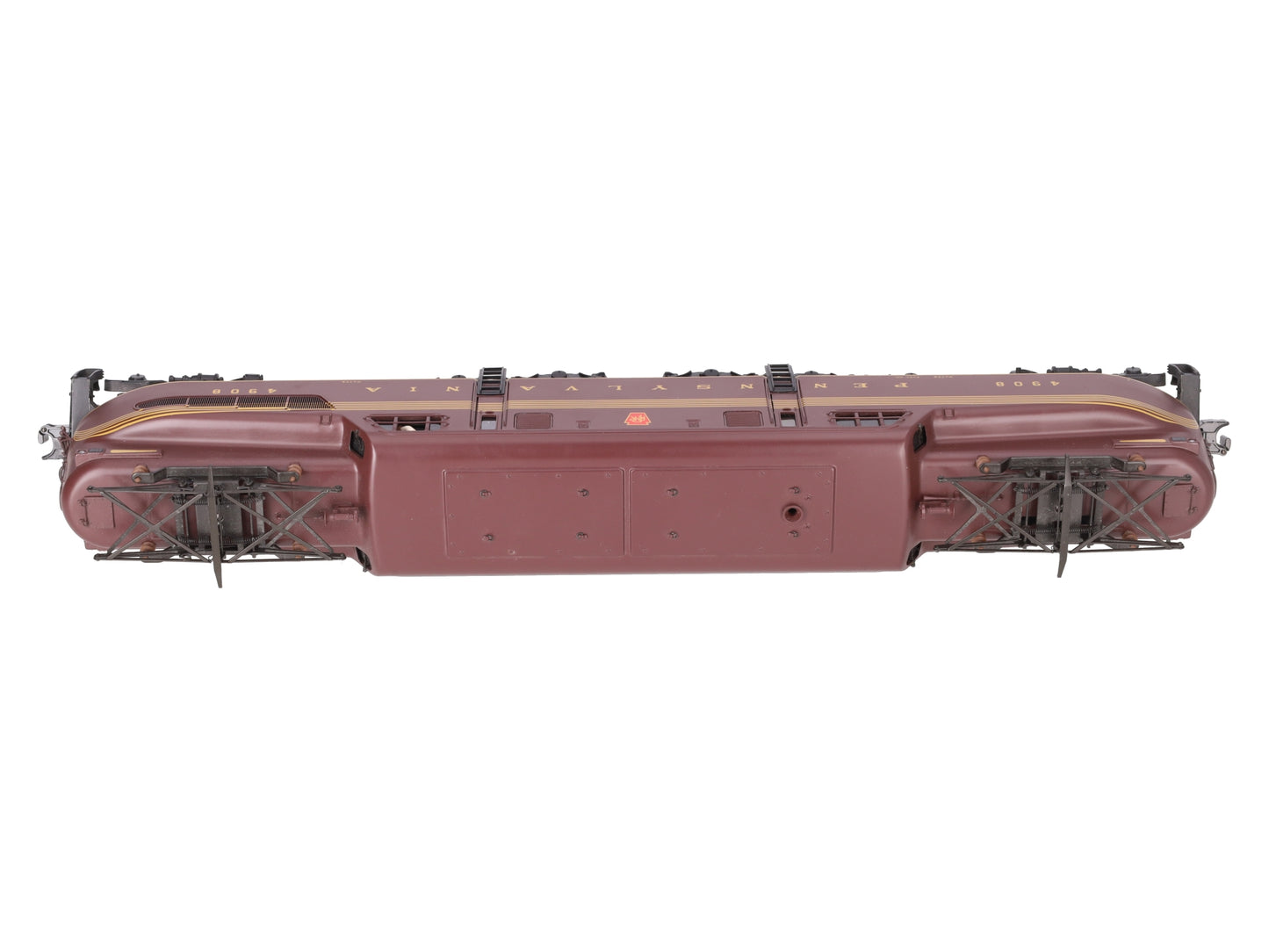 MTH 20-5567-1 O Pennsylvania Red GG-1 Electric Locomotive w/PS 2.0 #4908 EX/Box