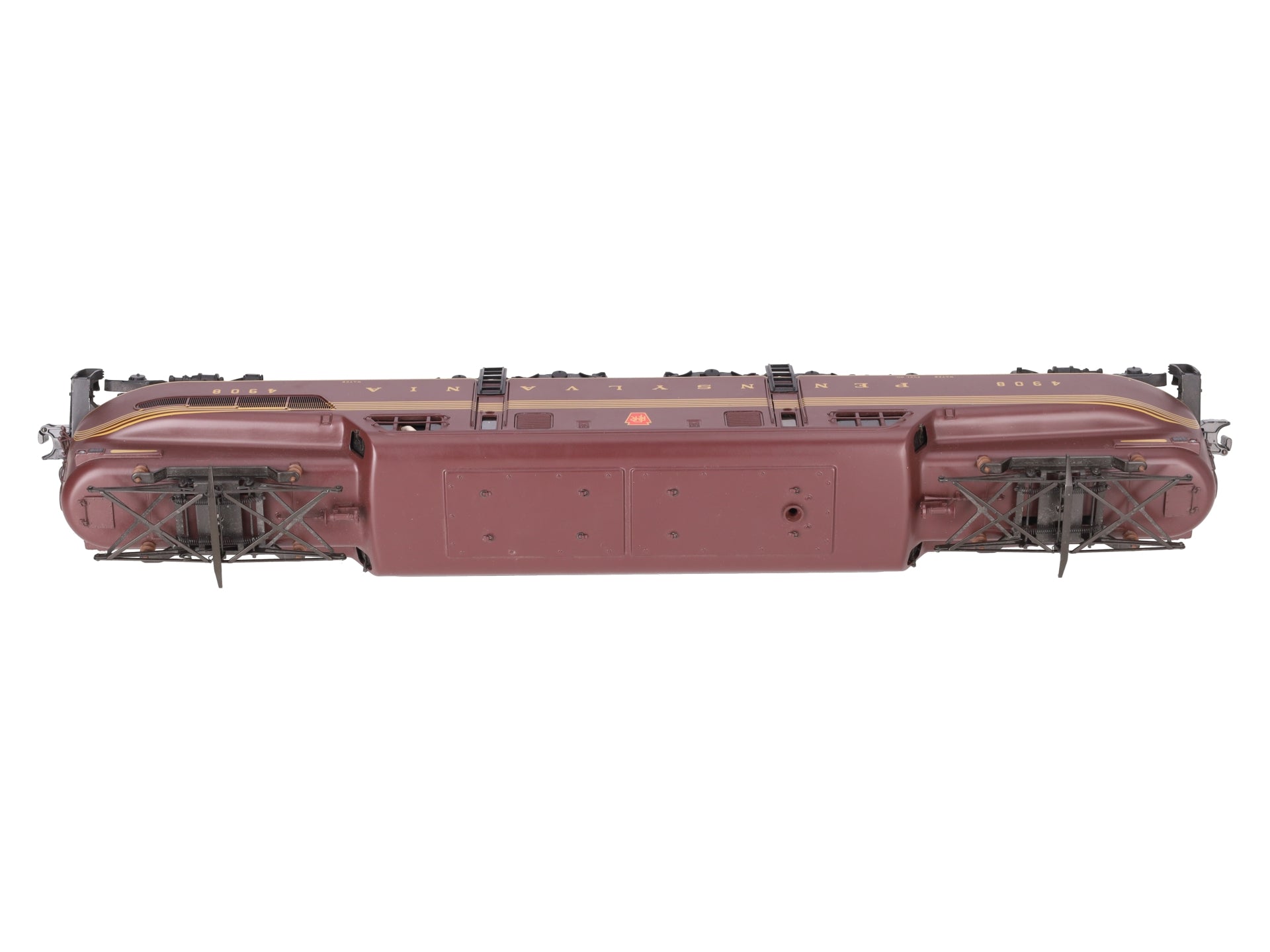 MTH 20-5567-1 O Pennsylvania Red GG-1 Electric Locomotive w/PS 2.0 #4908 EX/Box