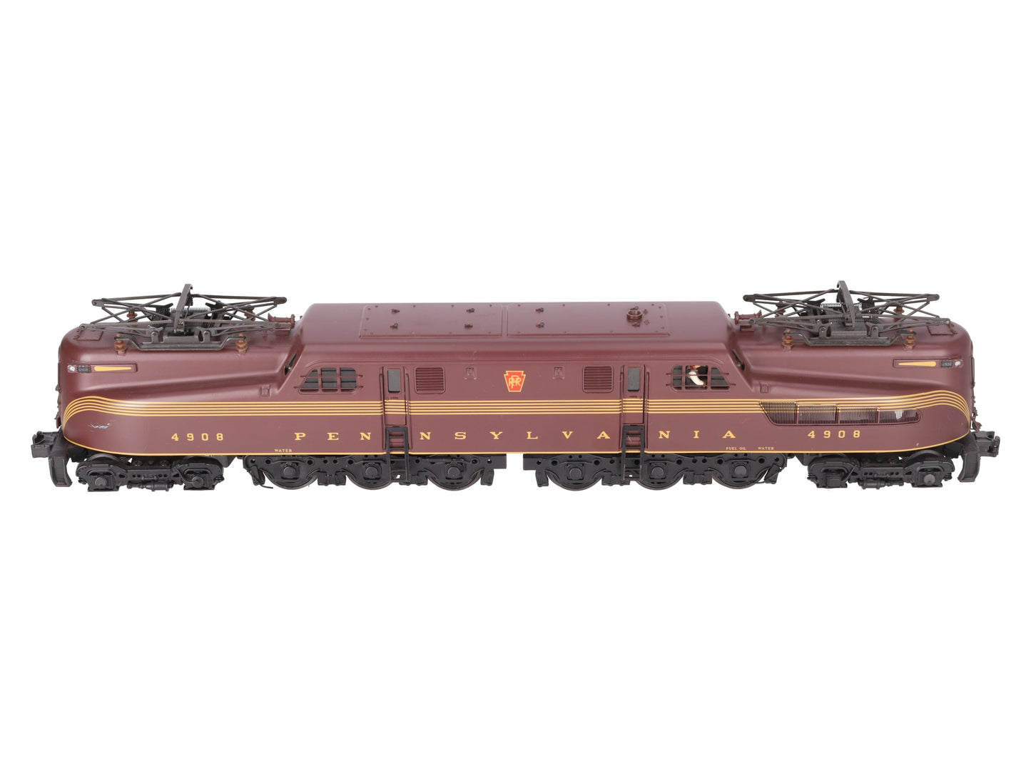 MTH 20-5567-1 O Pennsylvania Red GG-1 Electric Locomotive w/PS 2.0 #4908 EX/Box