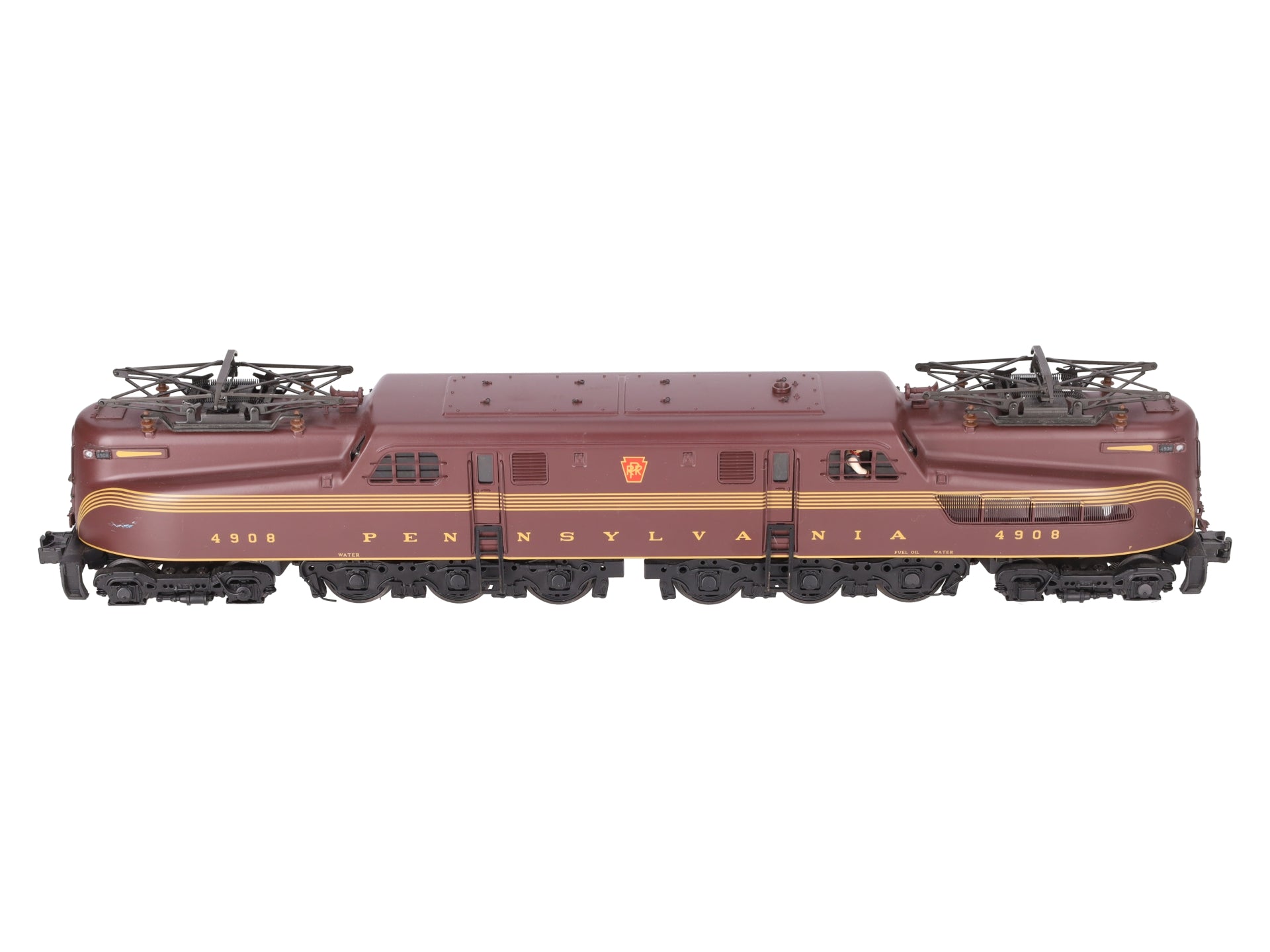 MTH 20-5567-1 O Pennsylvania Red GG-1 Electric Locomotive w/PS 2.0 #4908 EX/Box