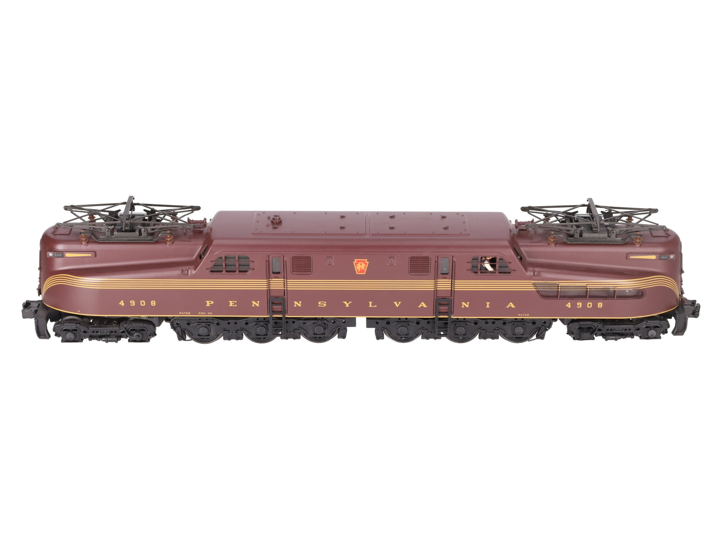 MTH 20-5567-1 O Pennsylvania Red GG-1 Electric Locomotive w/PS 2.0 #4908 EX/Box