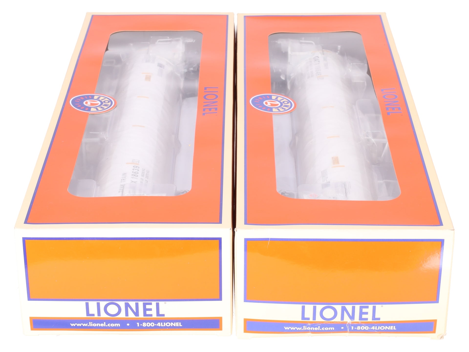 Lionel 6-85108 O TankTrain with End of Traine Device #18639/18646 (Set of 2) EX/Box