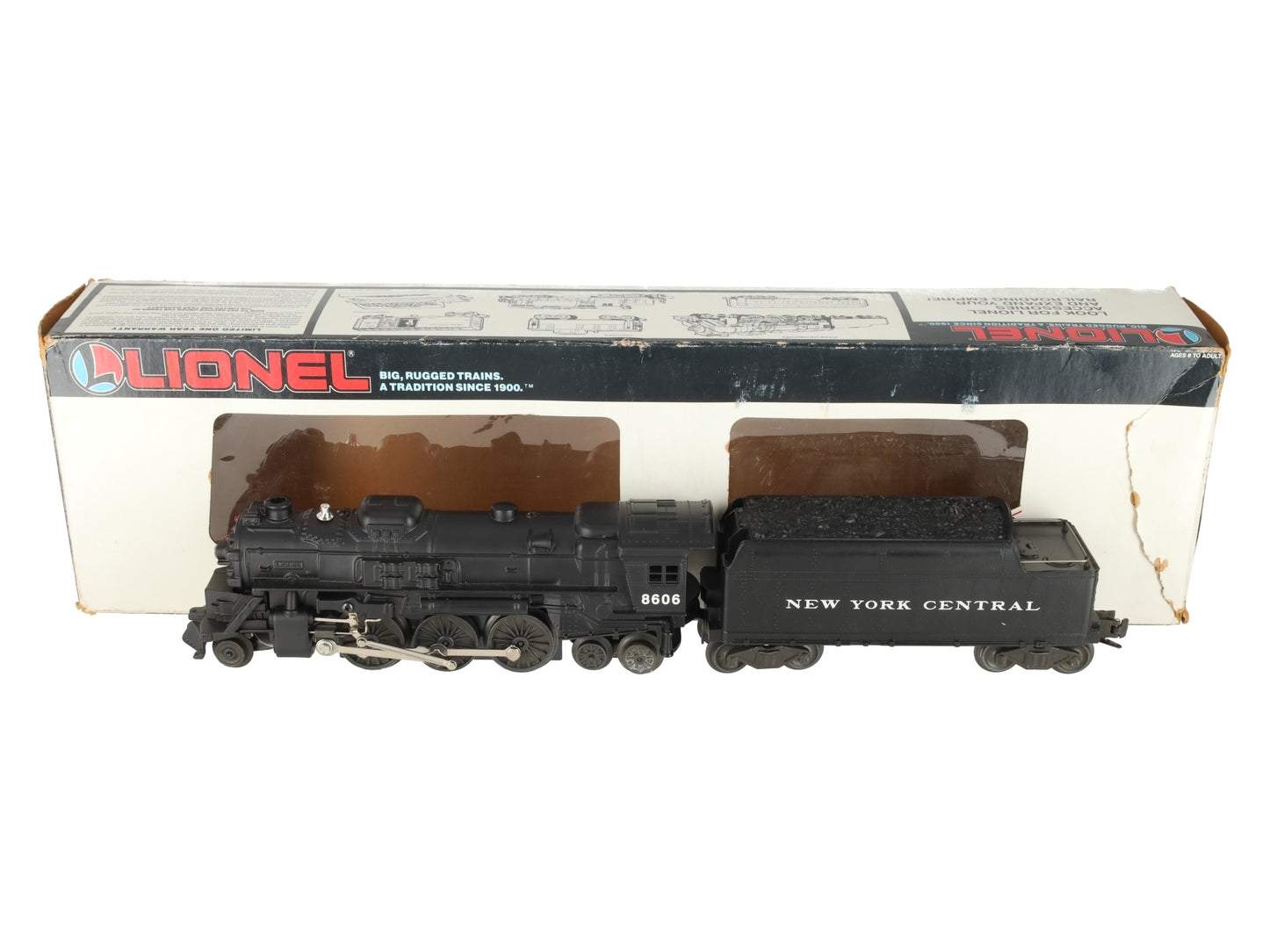 Lionel 6-18606 O Gauge New York Central 2-6-4 Steam Locomotive and Tender #8606 EX/Box