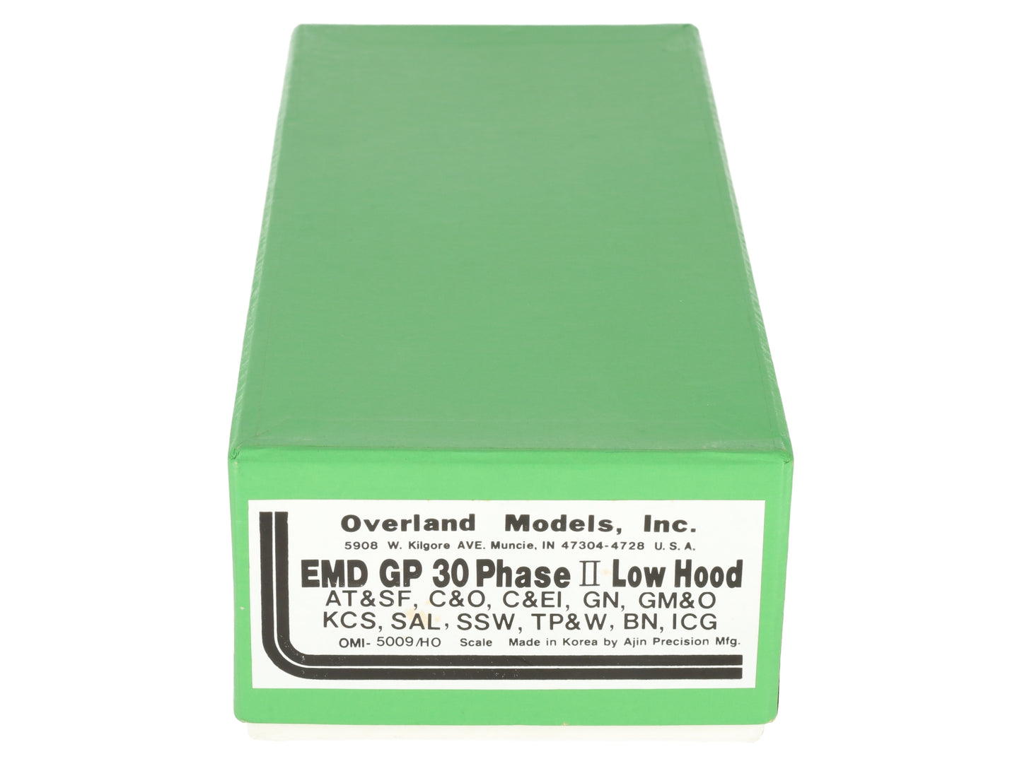 Overland OMI-5009 HO BRASS EMD GP30 Phase II Low Hood Diesel Loco -Unpainted MT/Box
