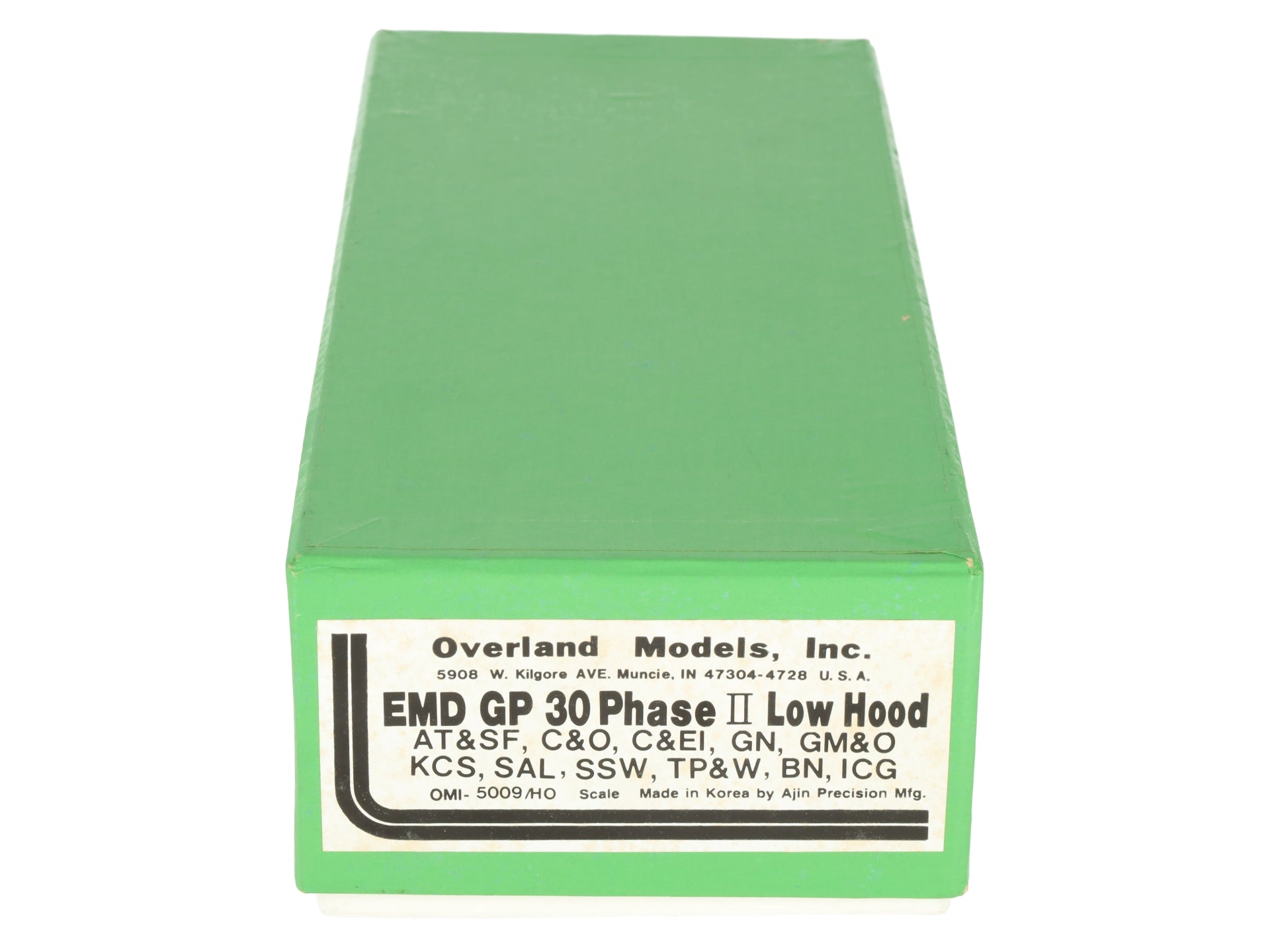 Overland OMI-5009 HO BRASS EMD GP30 Phase II Low Hood Diesel Loco -Unpainted MT/Box