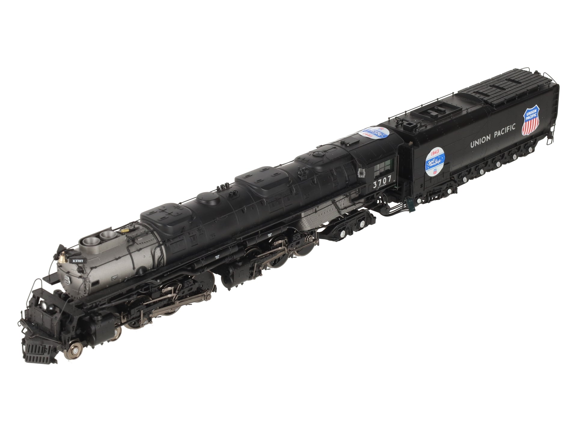 Athearn G97223 HO UP Challenger 4-6-6-4 Steam Locomotive w/DCC & Sound #3707 EX/Box