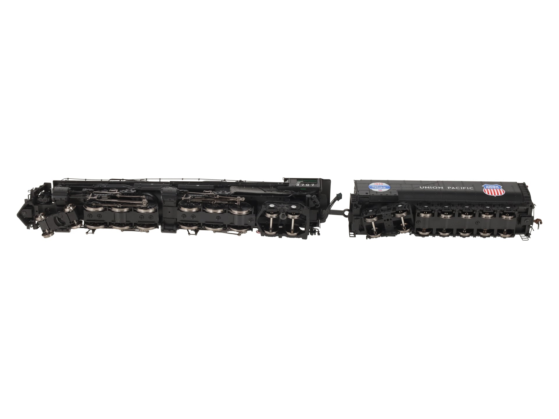 Athearn G97223 HO UP Challenger 4-6-6-4 Steam Locomotive w/DCC & Sound #3707 EX/Box